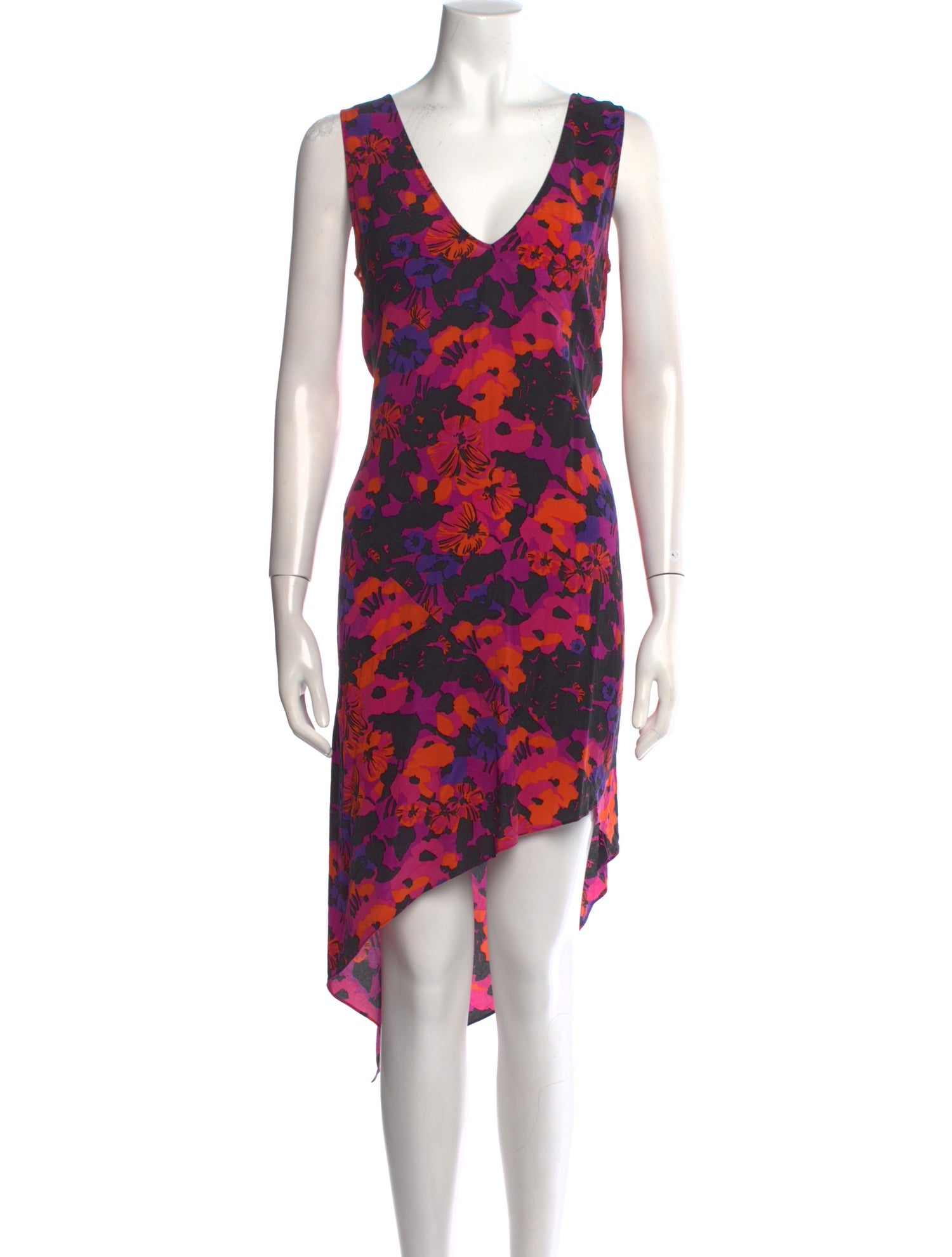 Equipment Silk Midi Length Dress