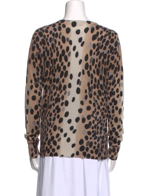 Equipment Cashmere Animal Print Sweater