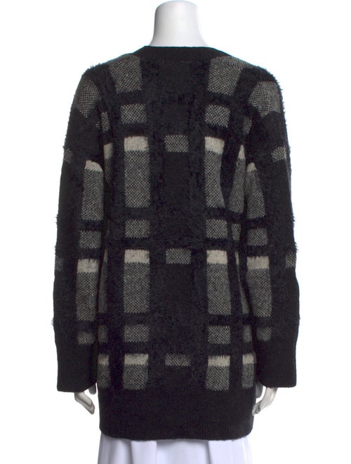 Equipment Nylon Plaid Print Sweater