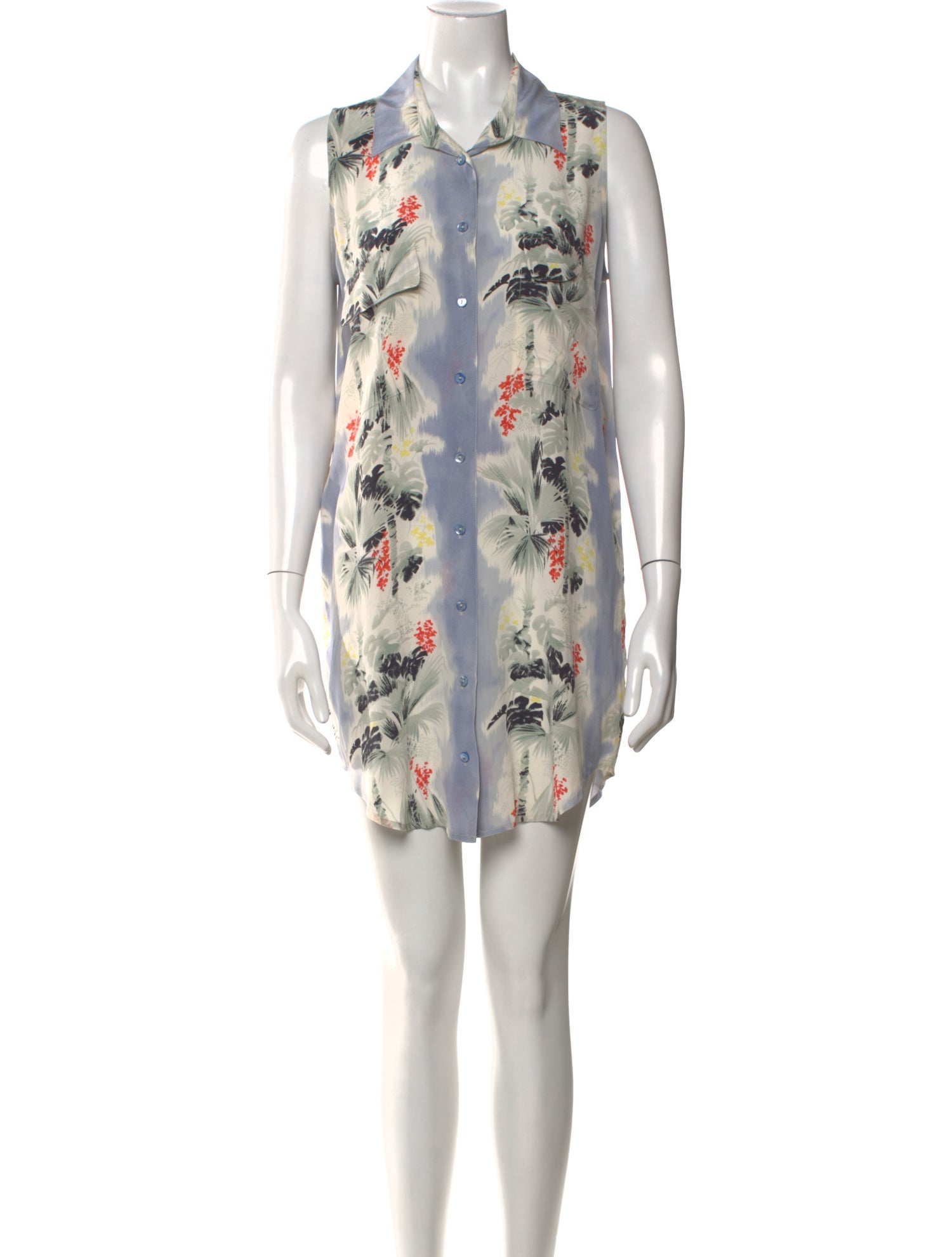 Equipment Printed Mini Dress