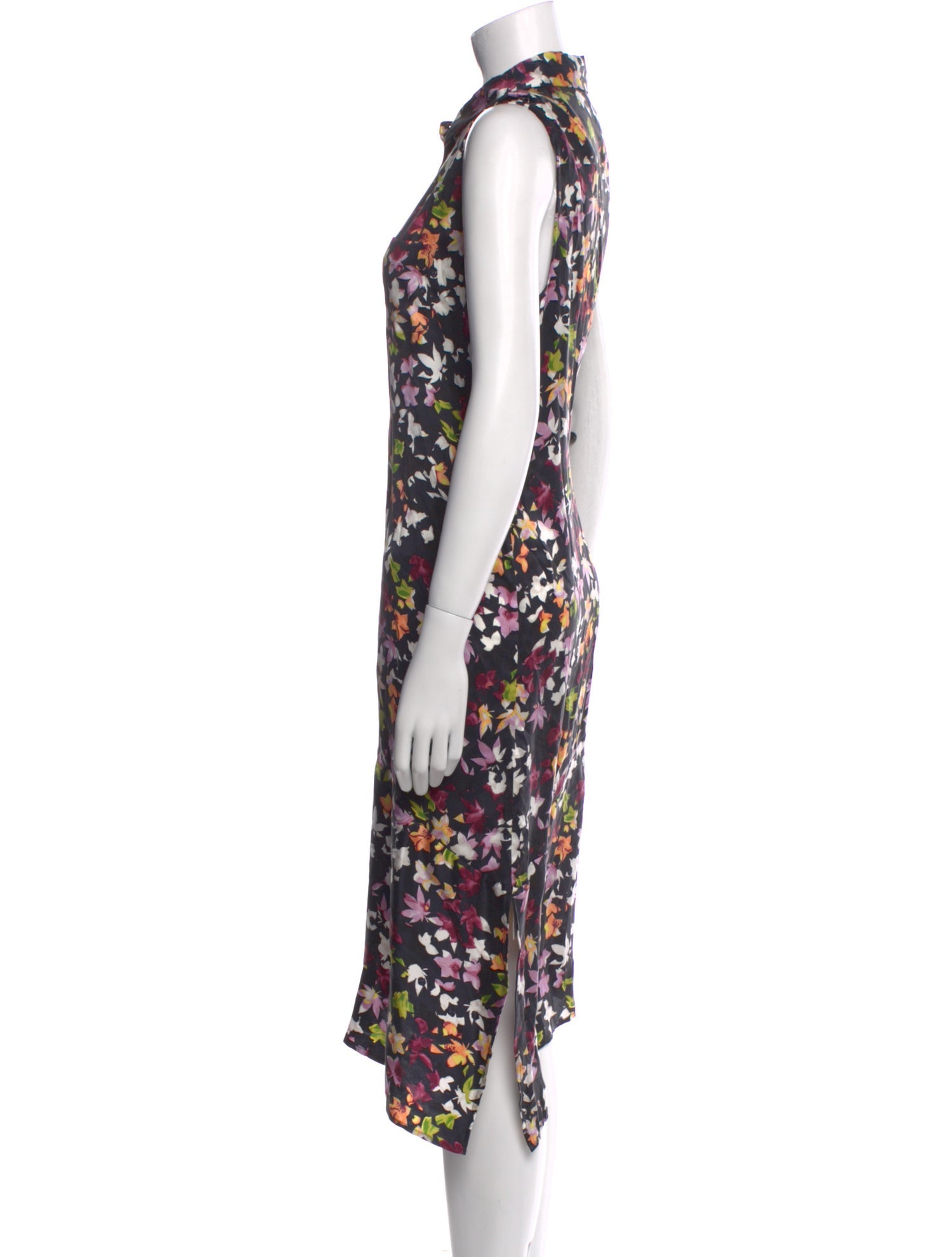 Equipment Silk Midi Length Dress