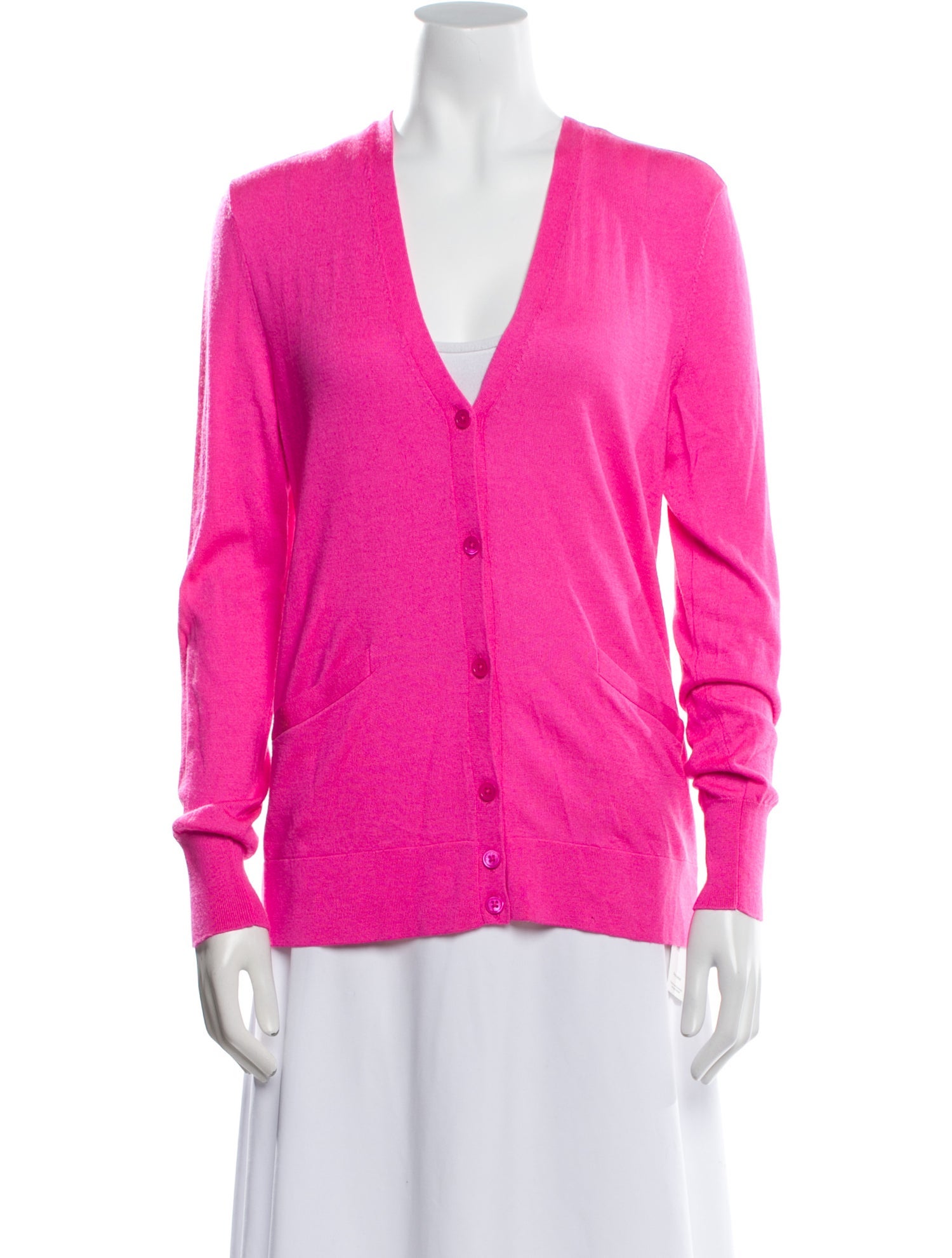 Equipment Silk V-Neck Sweater