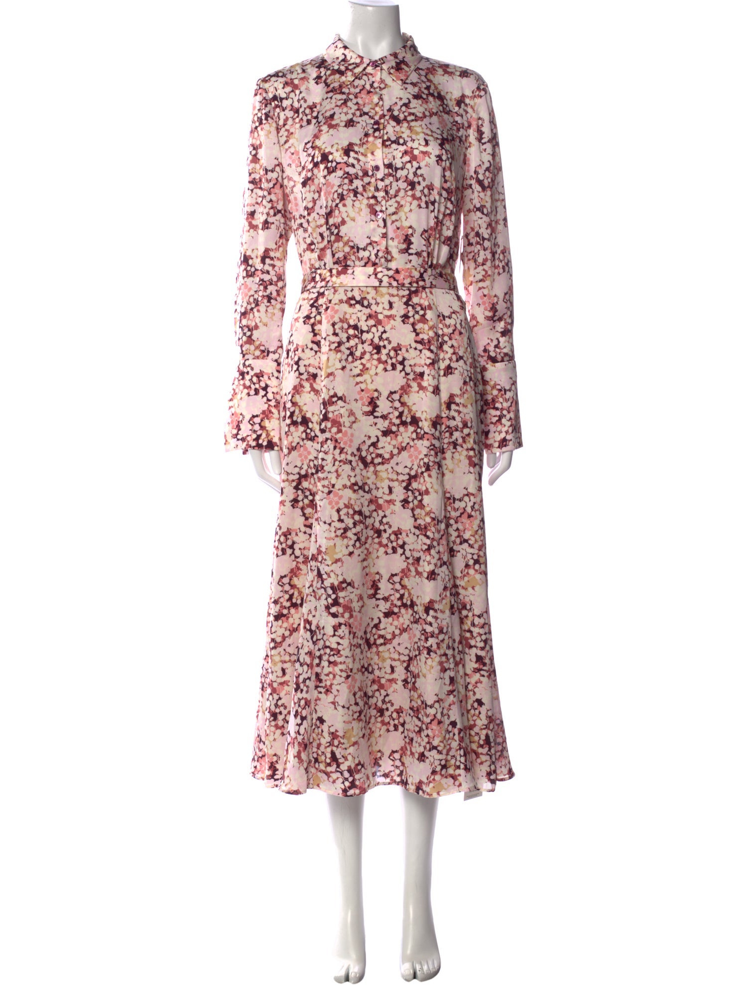 Equipment Floral Print Long Dress w/ Tags