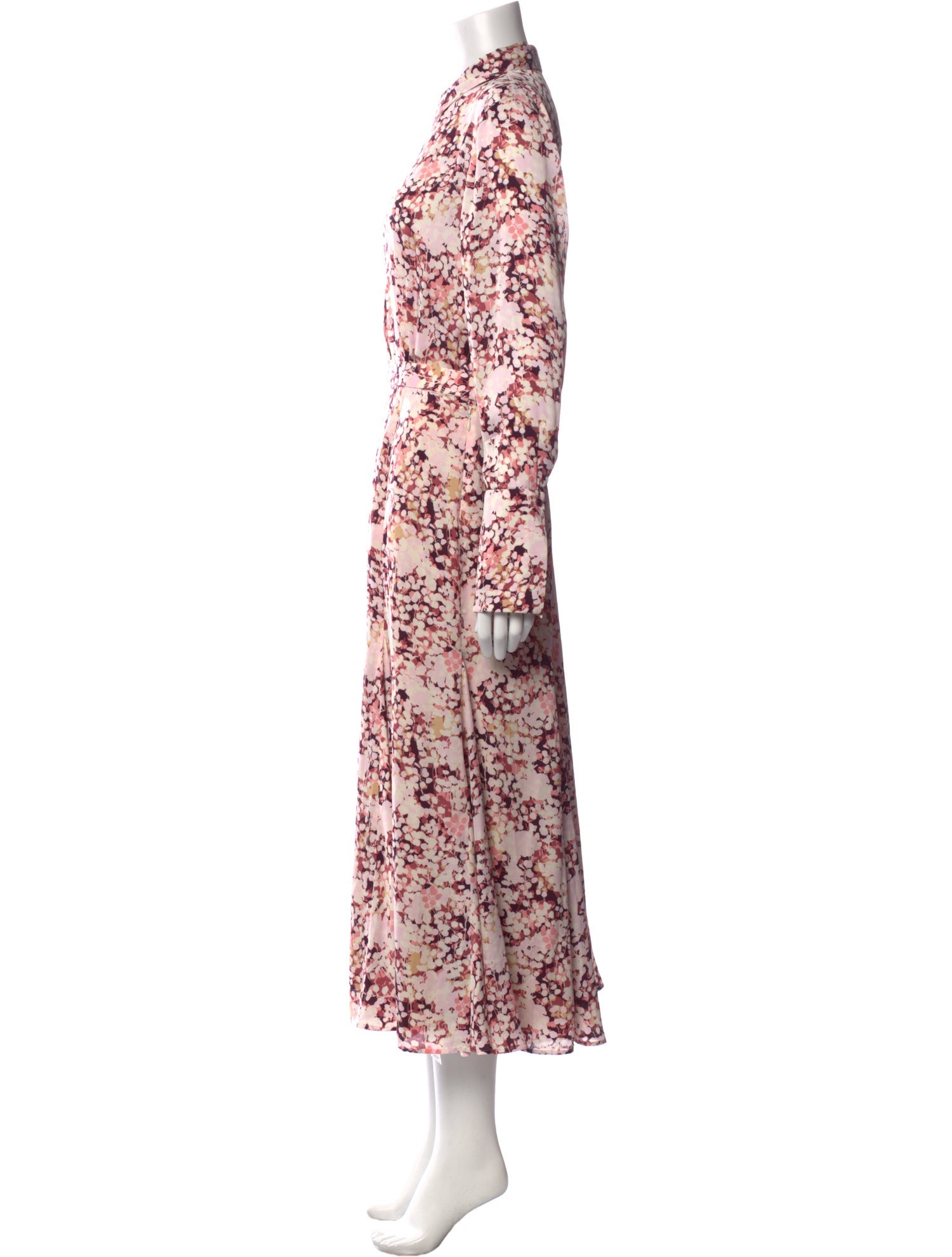 Equipment Floral Print Long Dress w/ Tags