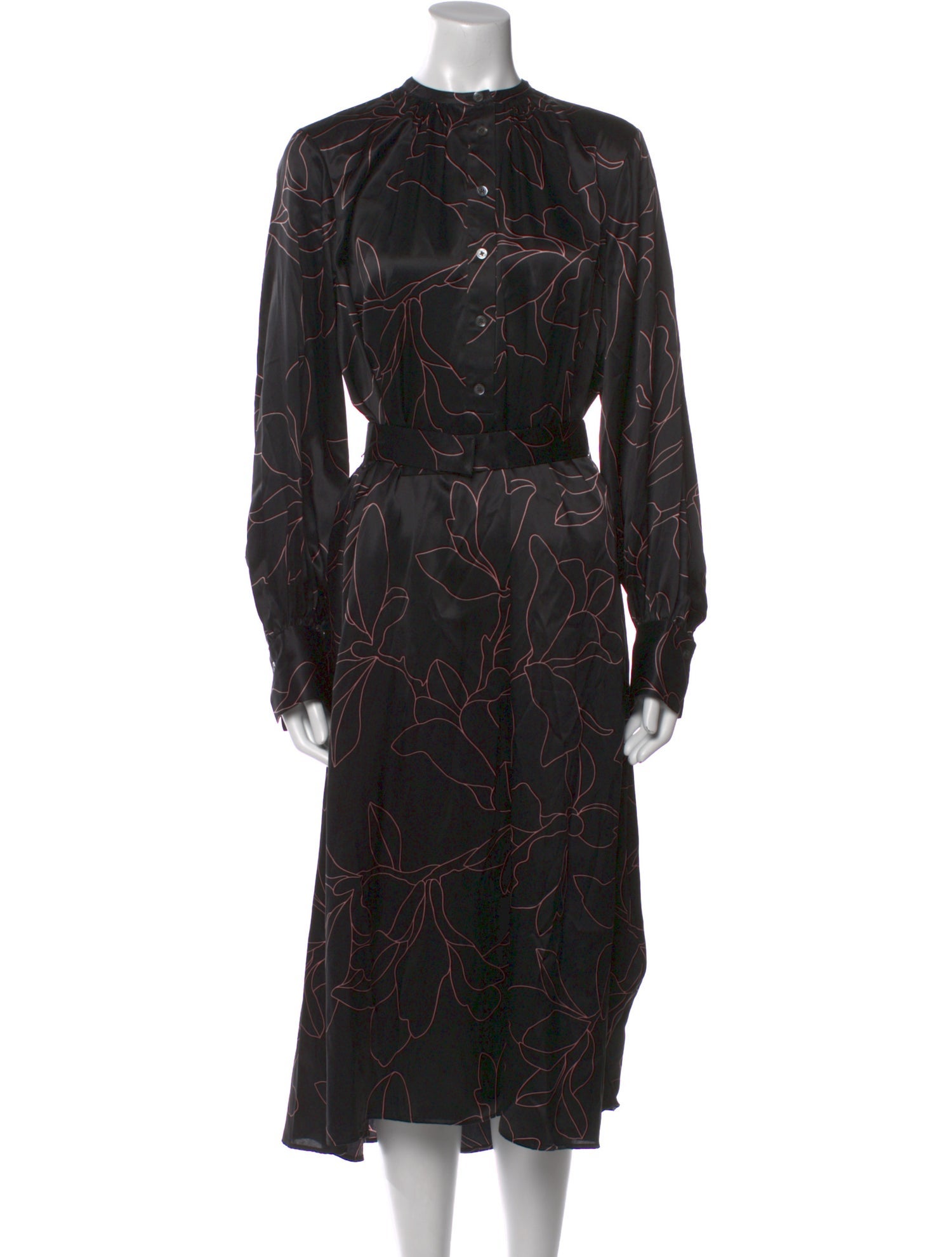 Equipment Silk Midi Length Dress