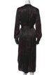 Equipment Silk Midi Length Dress