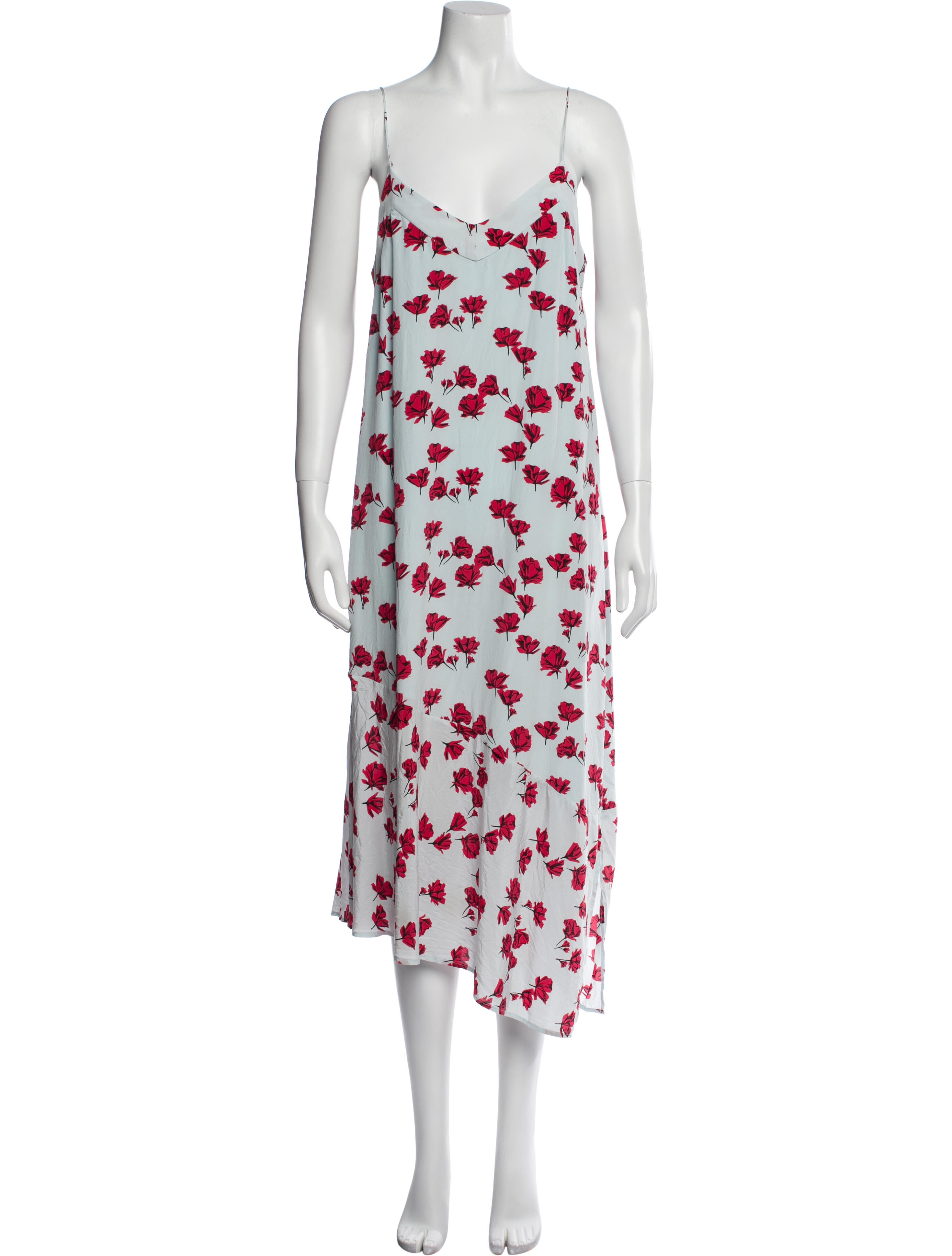 Equipment Silk Midi Length Dress