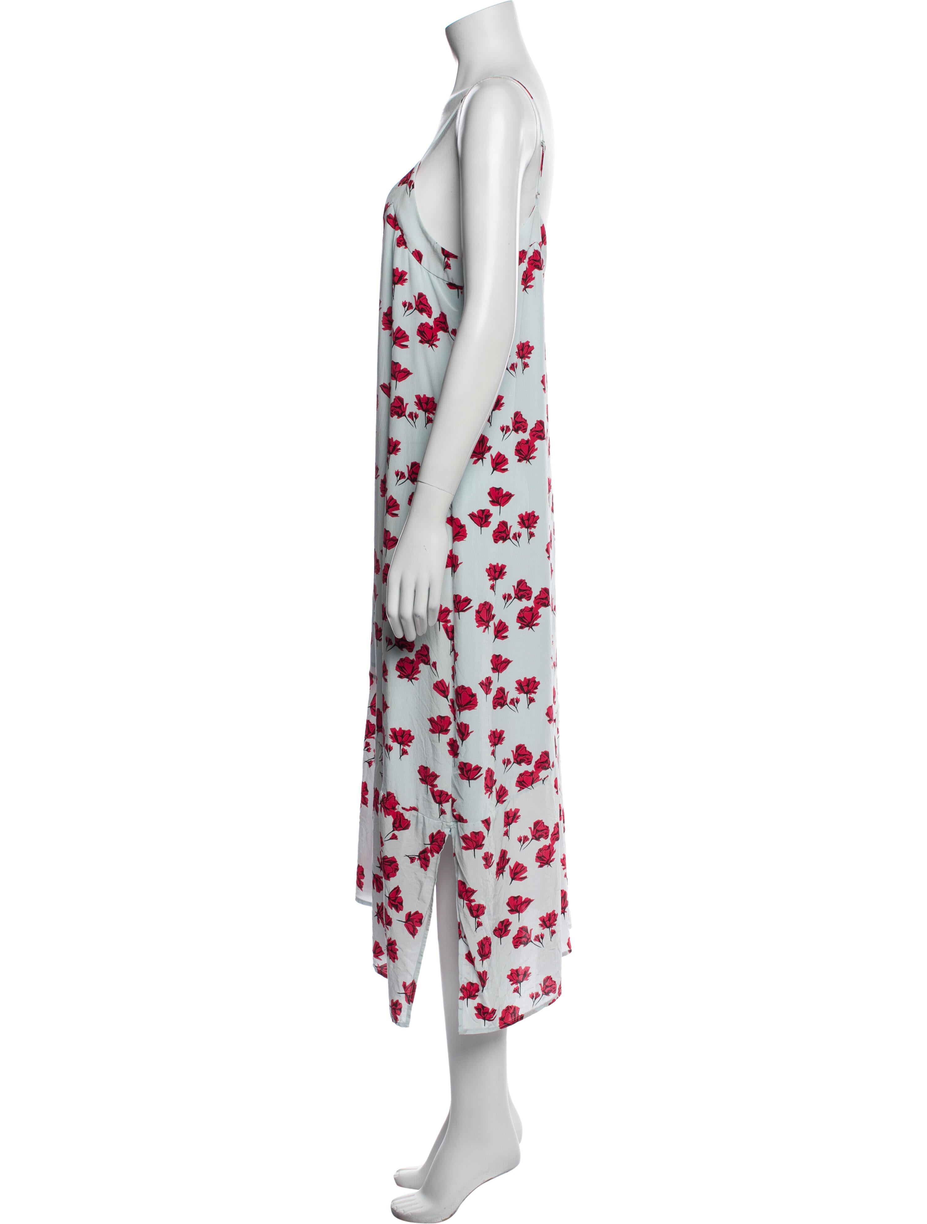 Equipment Silk Midi Length Dress