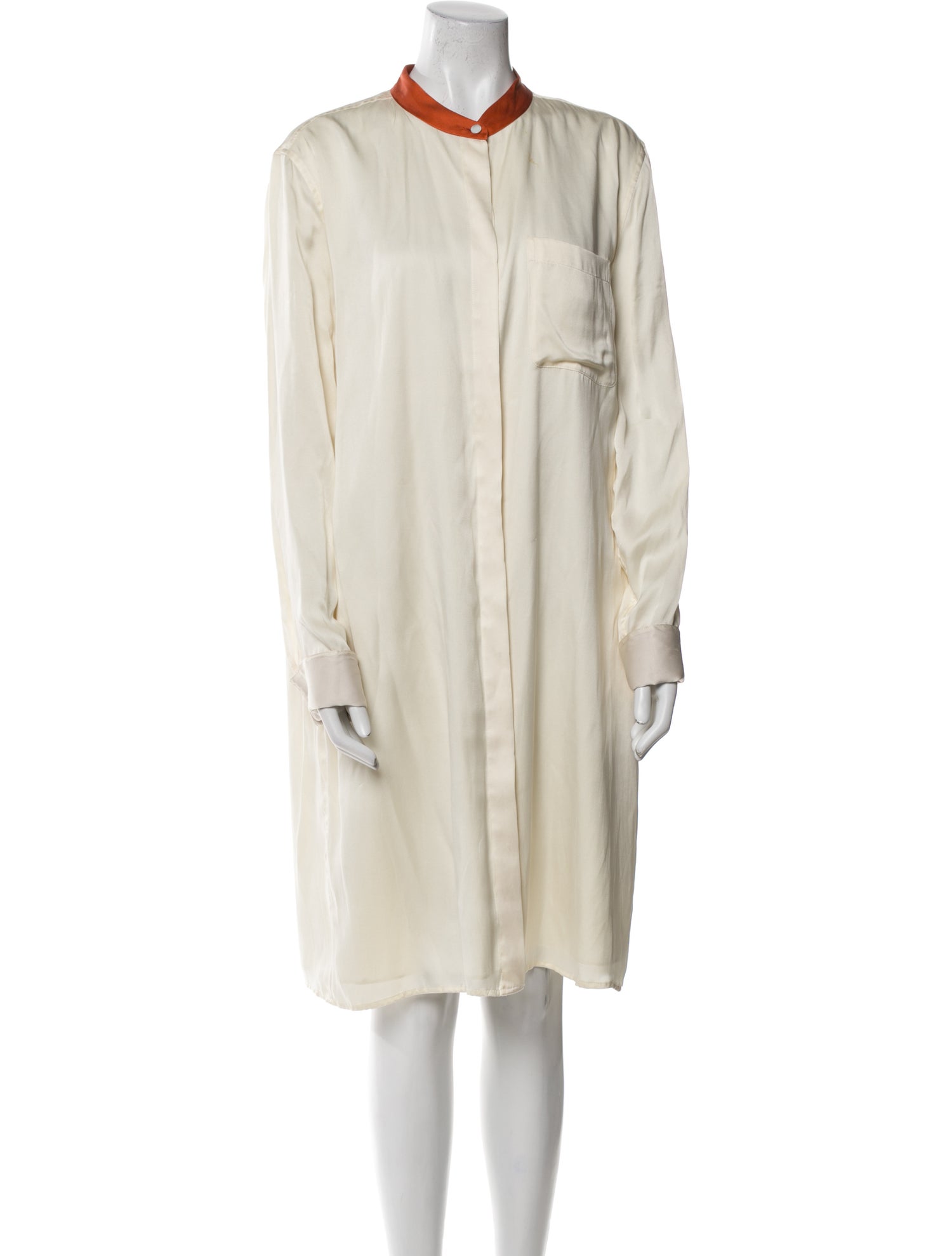 Equipment Silk Knee-Length Dress