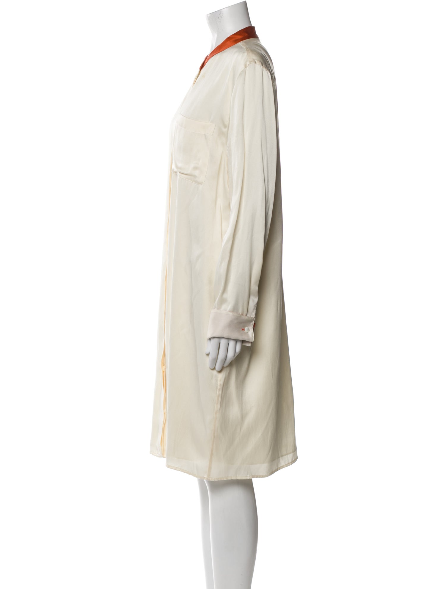 Equipment Silk Knee-Length Dress