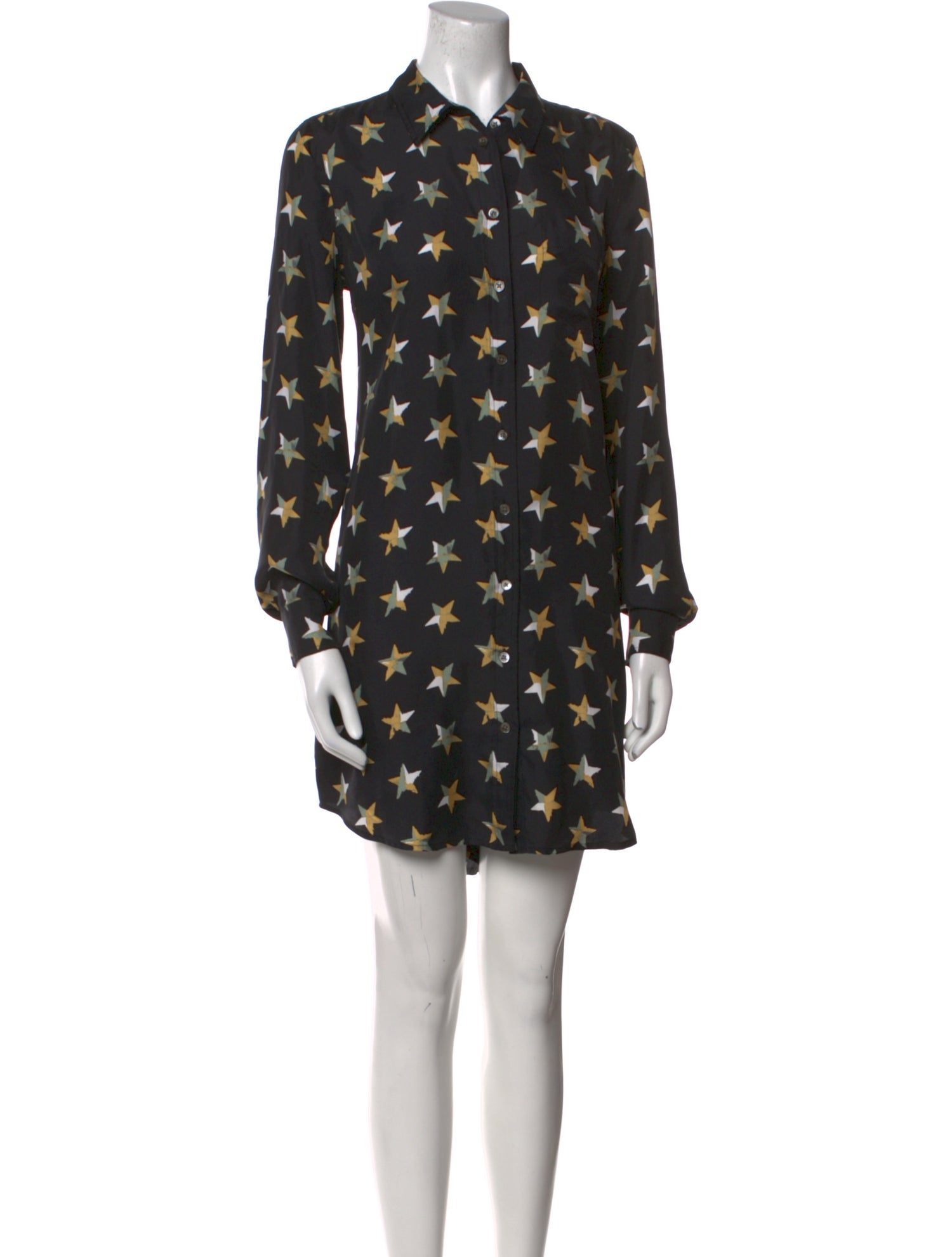 Equipment Silk Knee-Length Dress