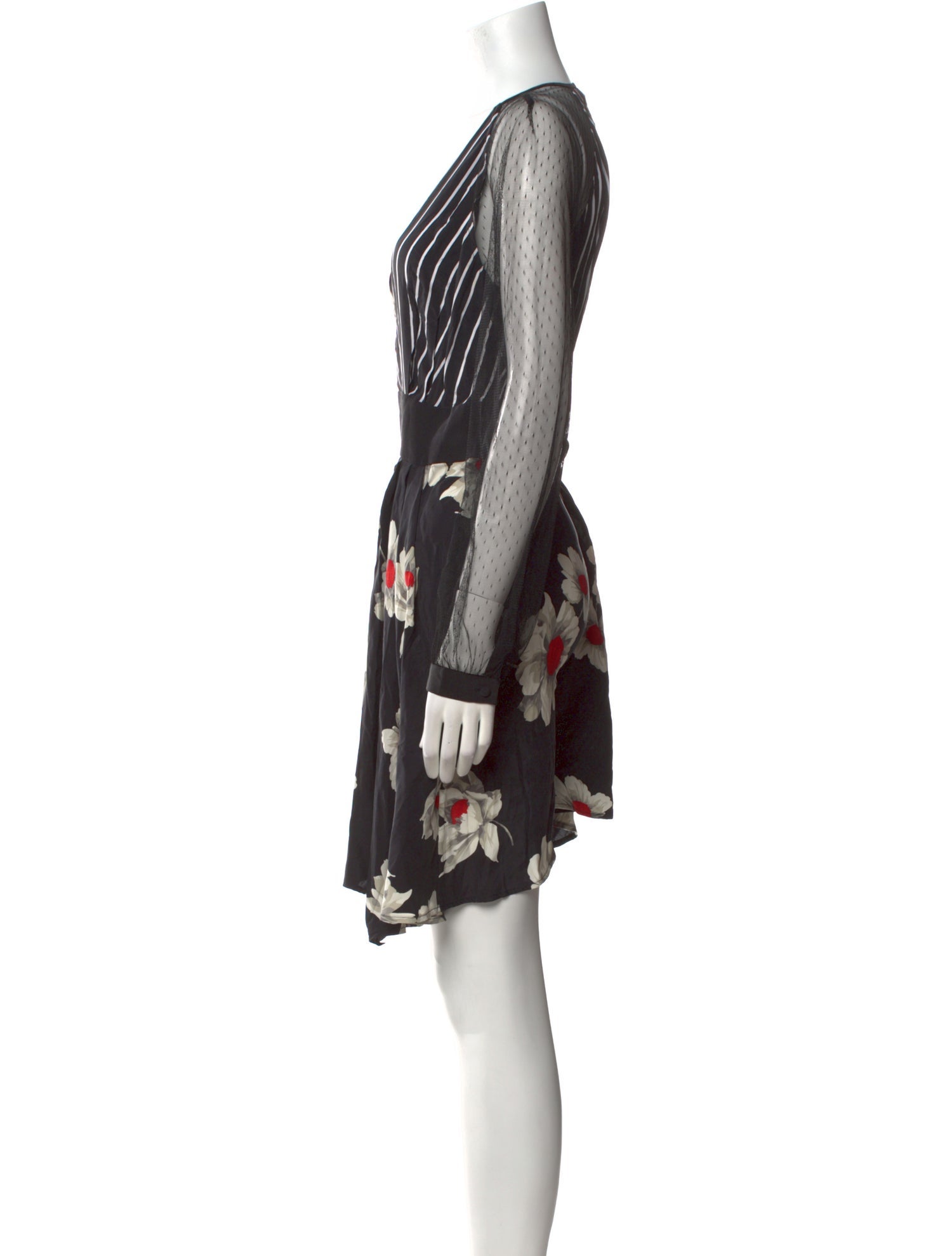 Equipment Floral Print Mini Dress