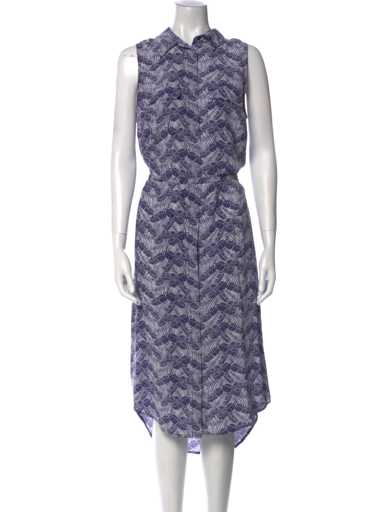 Equipment Silk Midi Length Dress