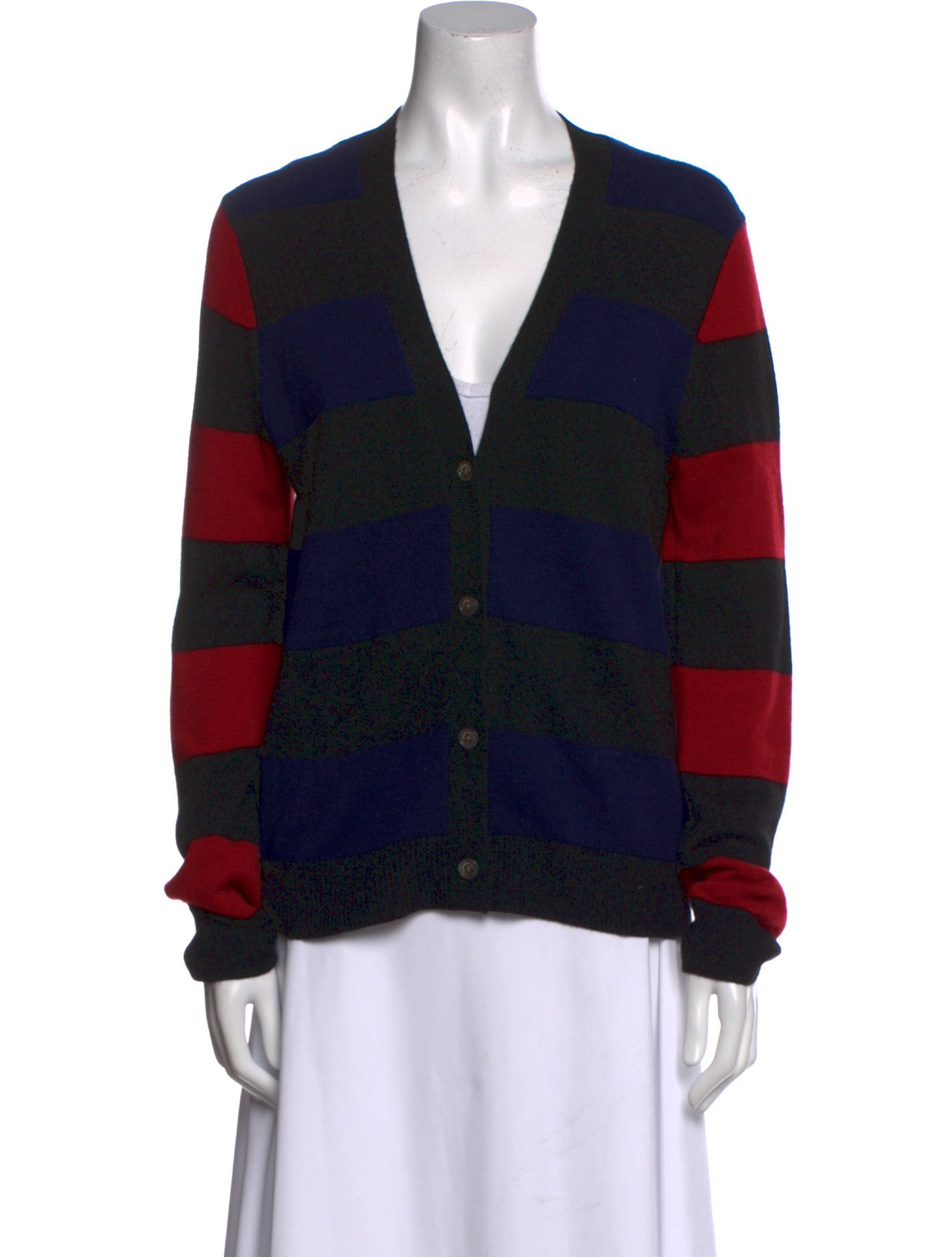 Equipment Cashmere Colorblock Pattern Sweater