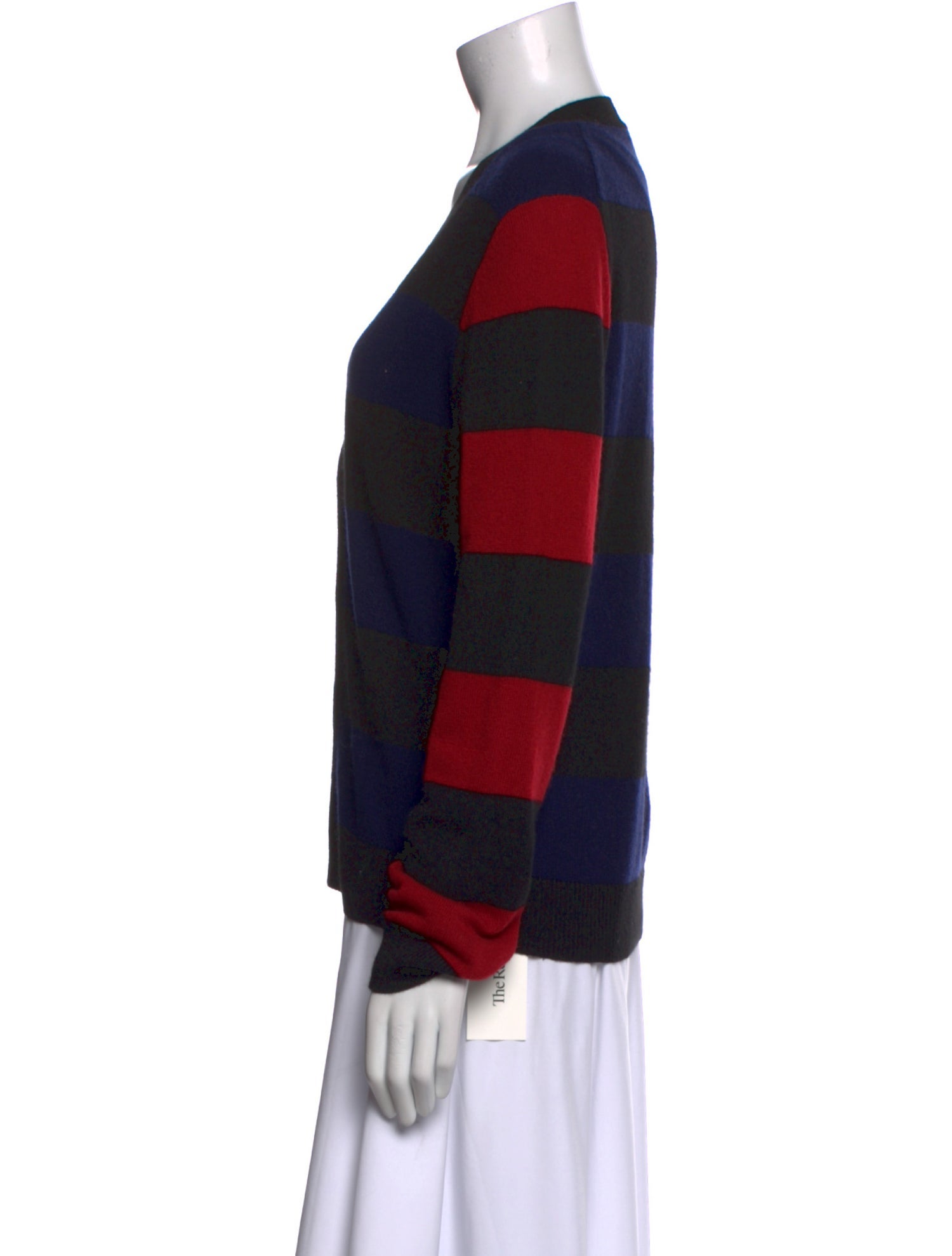 Equipment Cashmere Colorblock Pattern Sweater