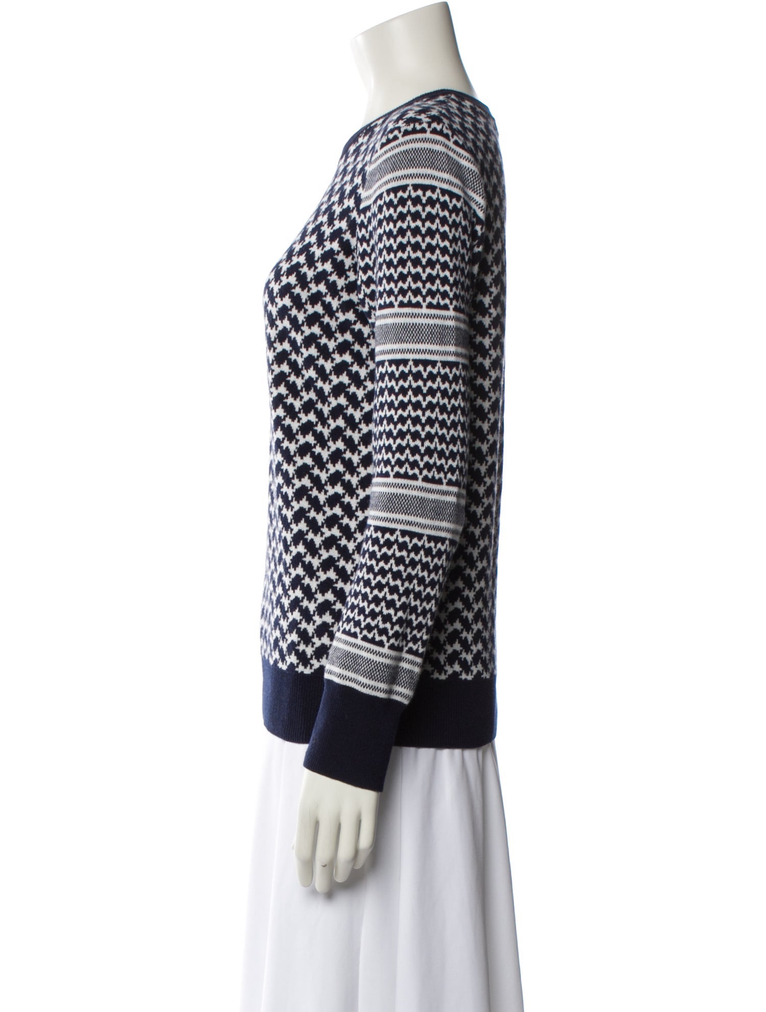 Equipment Printed Crew Neck Sweater