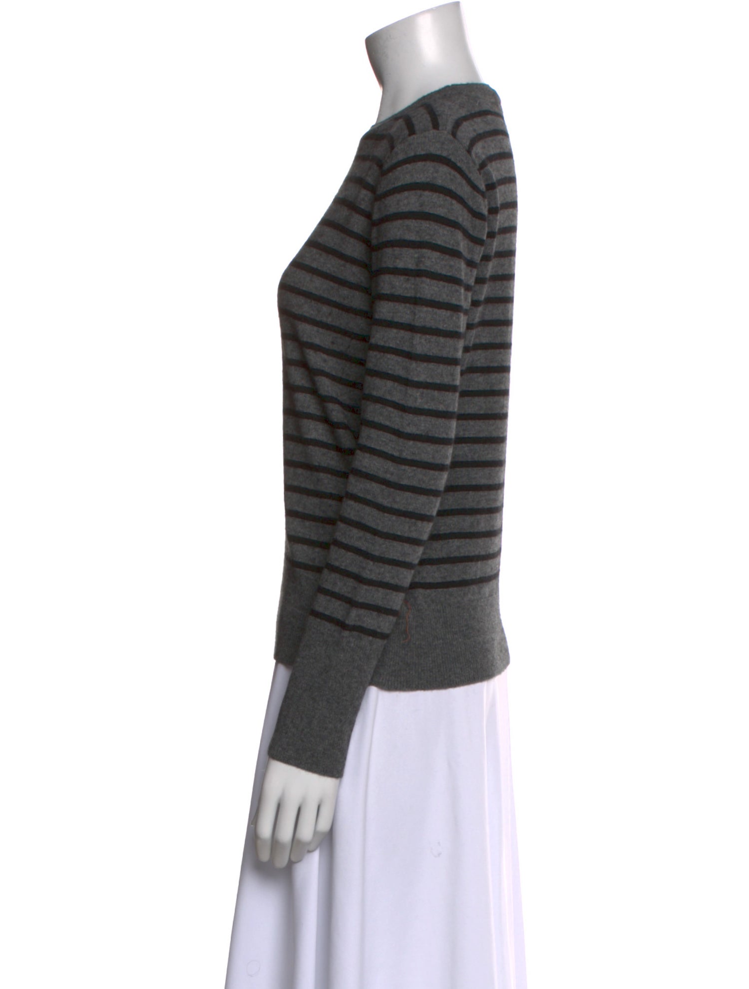 Equipment Striped Crew Neck Sweater