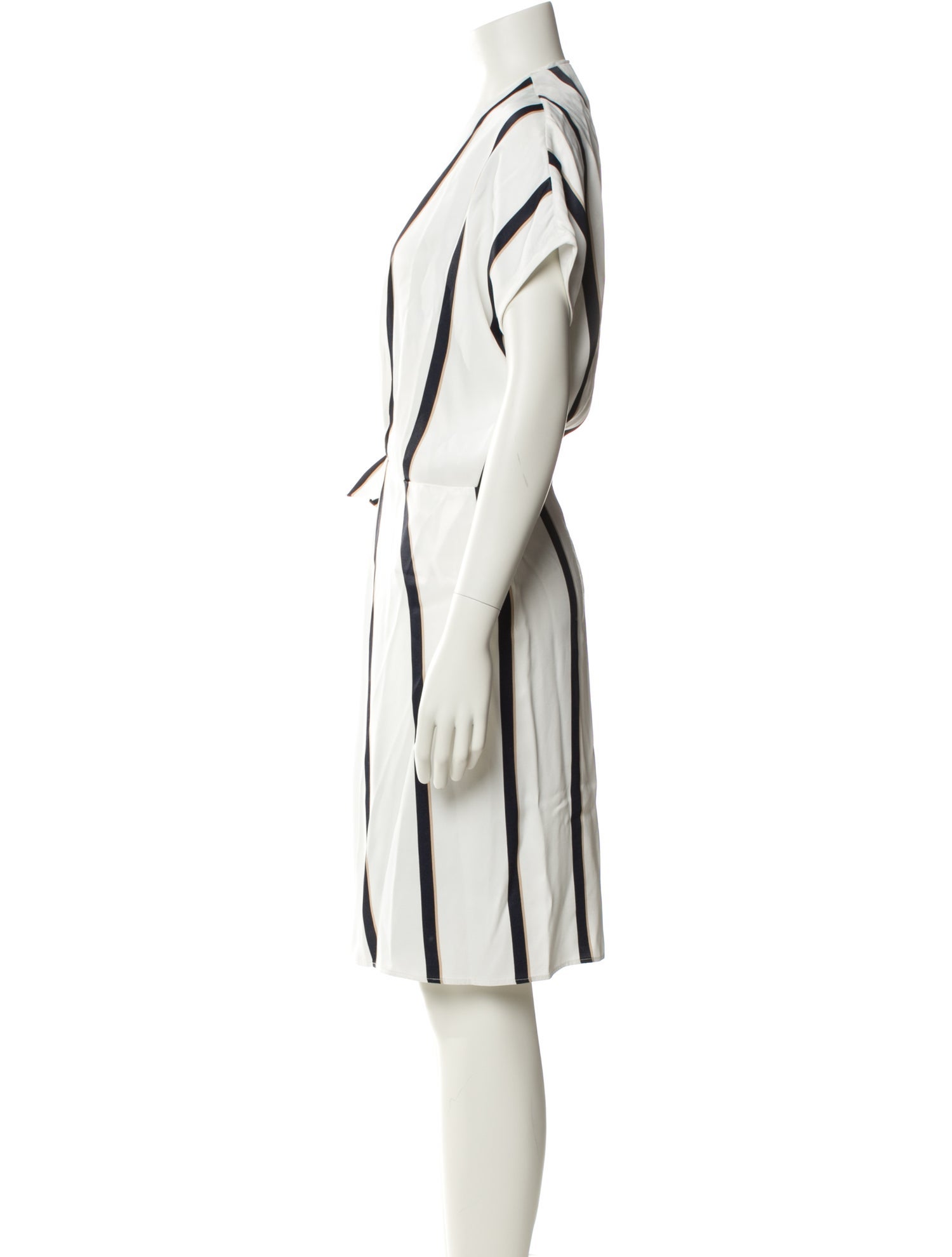 Equipment Striped Knee-Length Dress