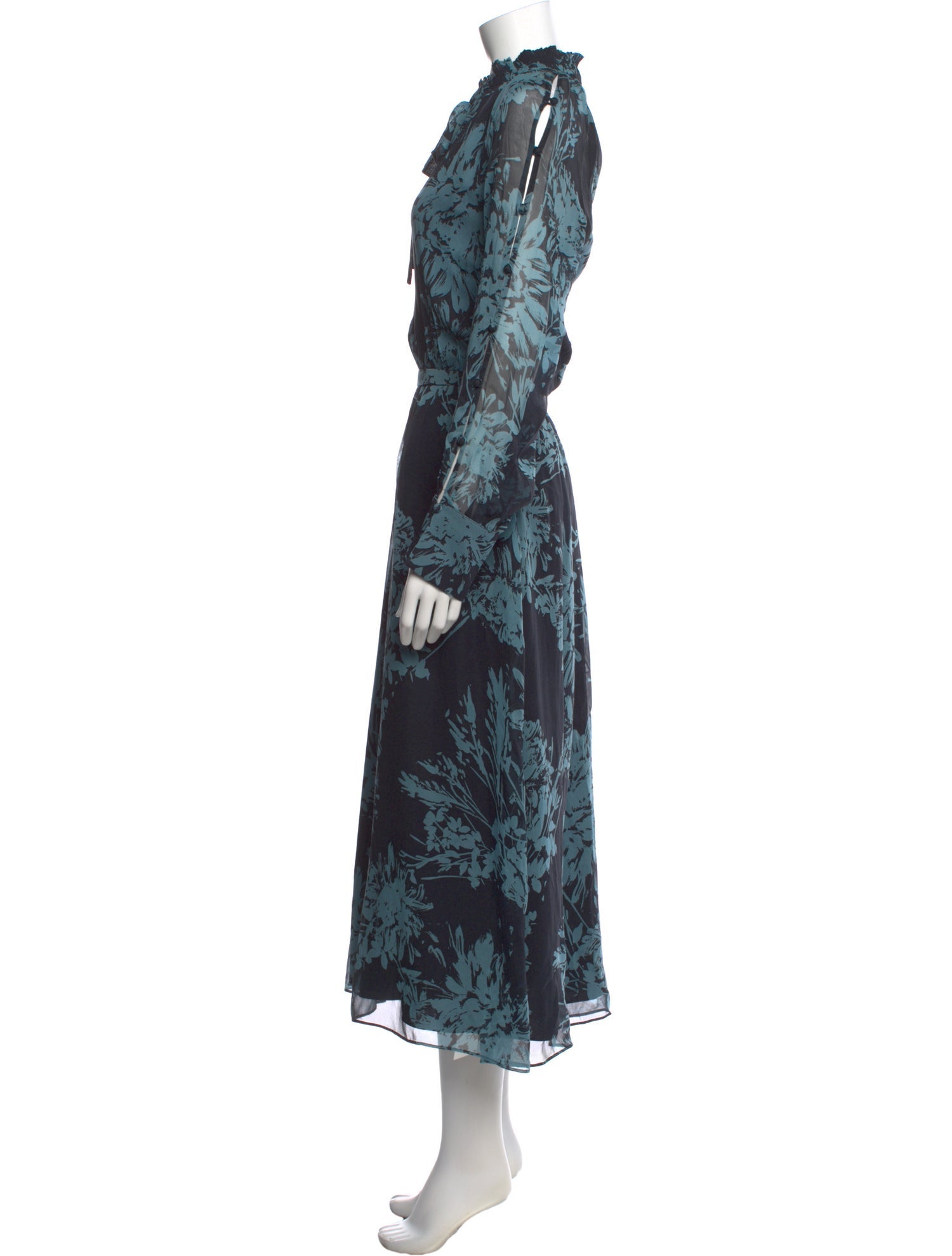 Equipment Silk Long Dress