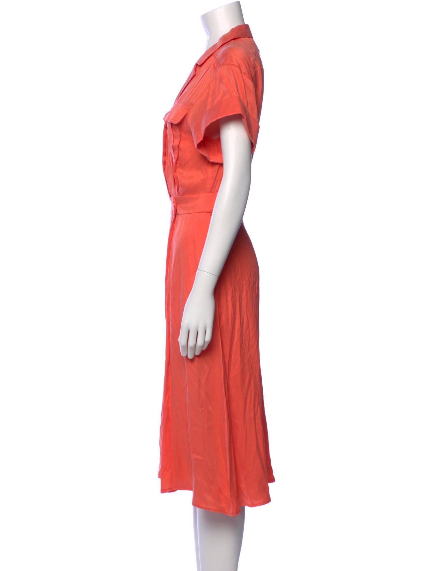 Equipment Silk Midi Length Dress
