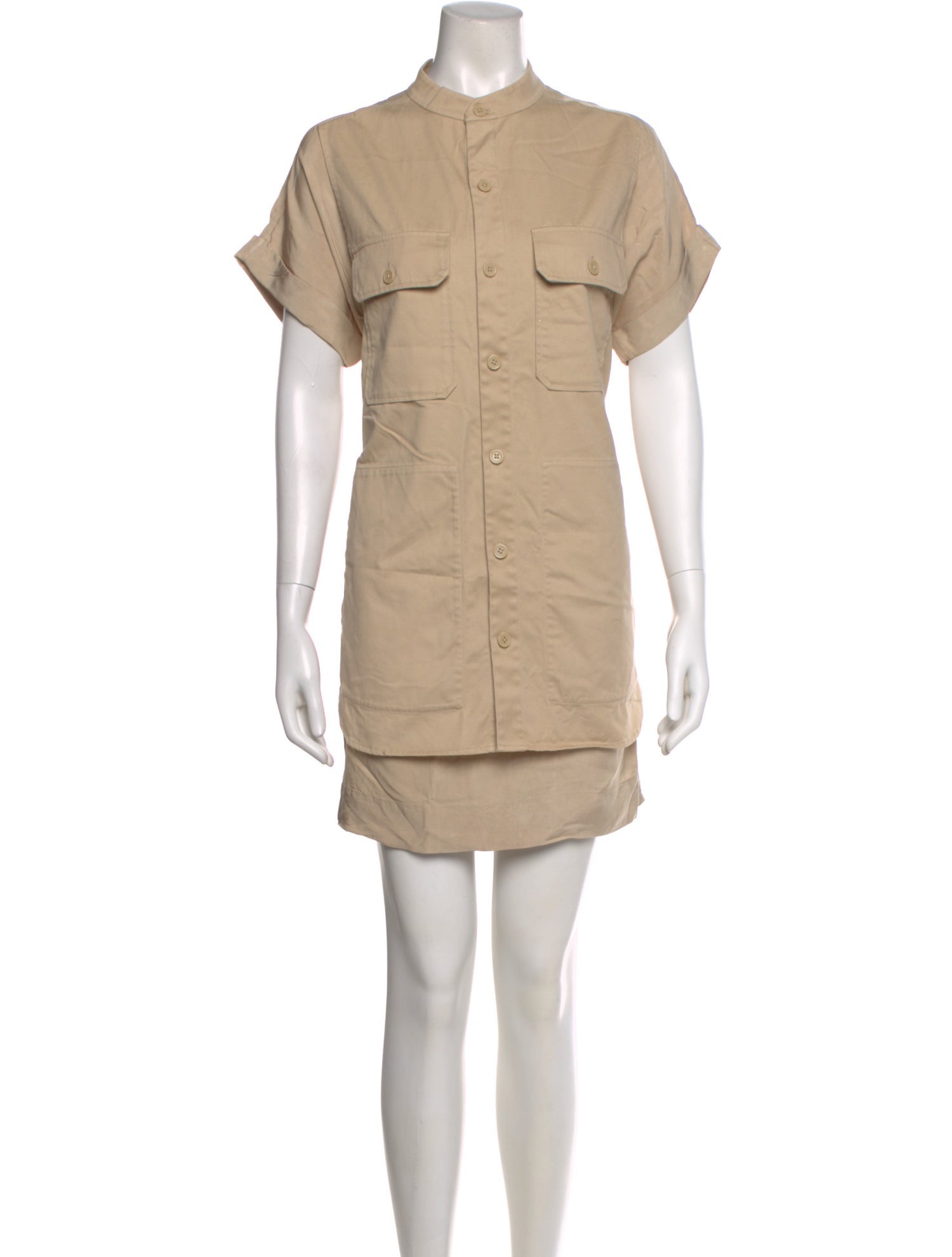 Equipment Mock Neck Mini Dress