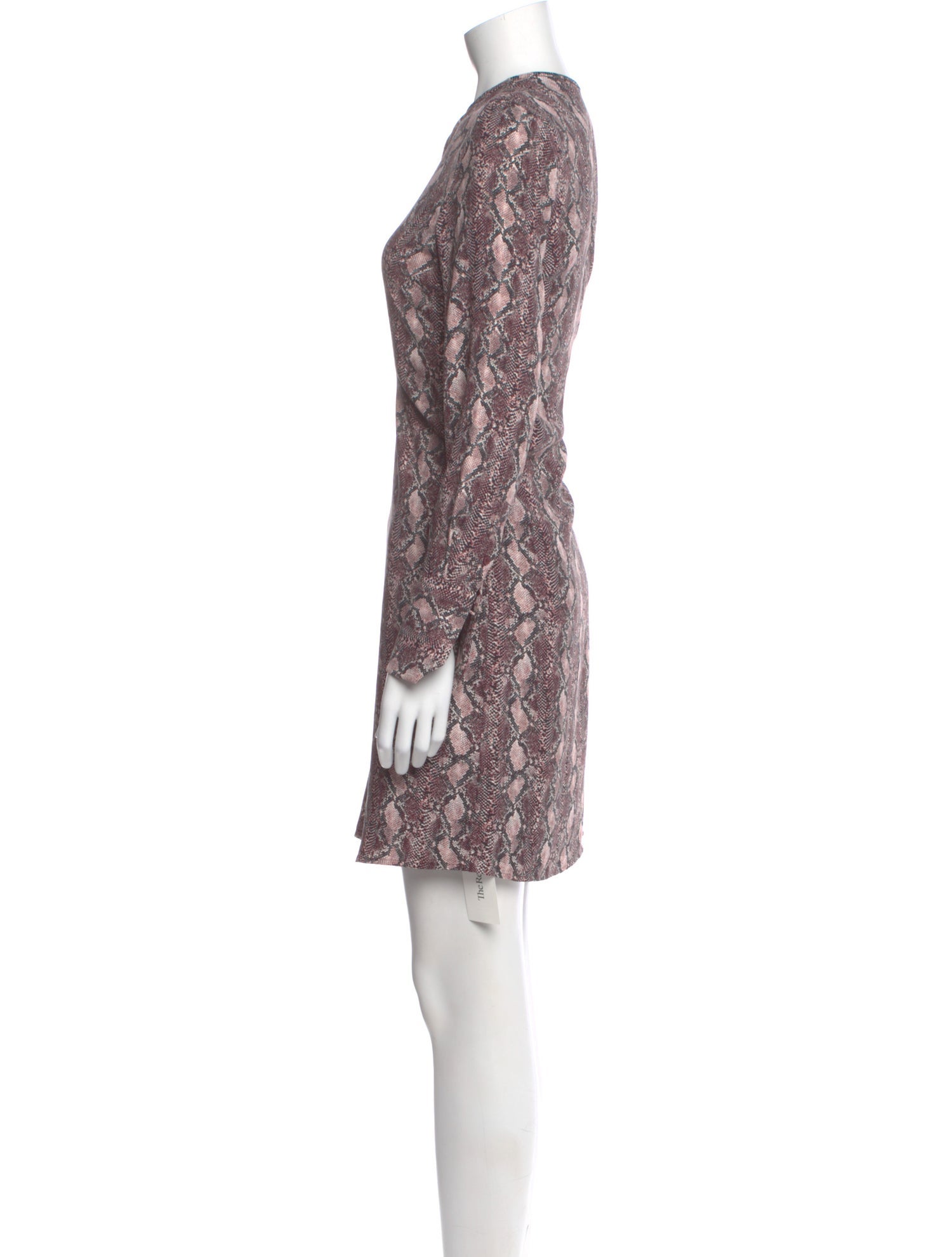 Equipment Animal Print Mini Dress