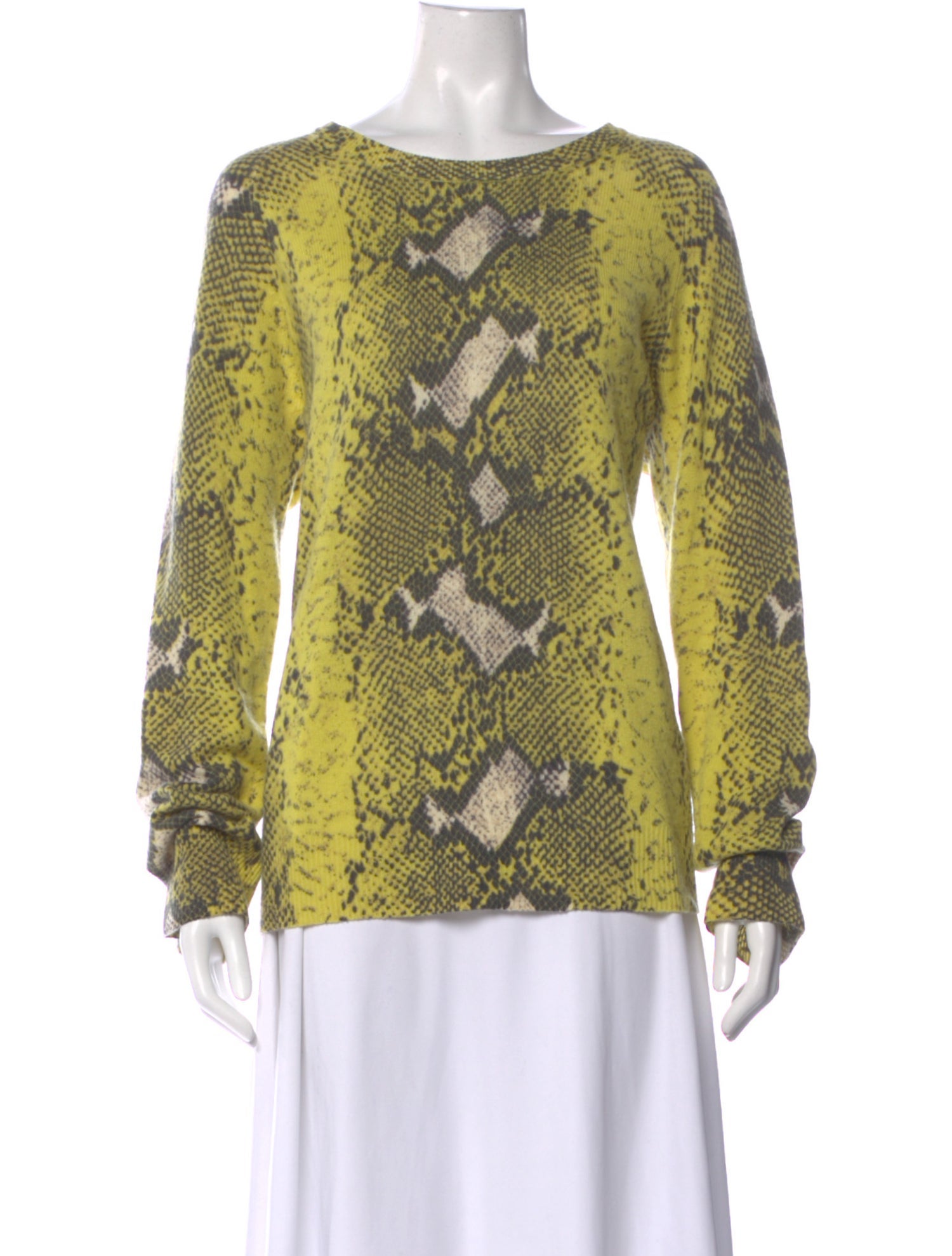 Equipment Cashmere Animal Print Sweater