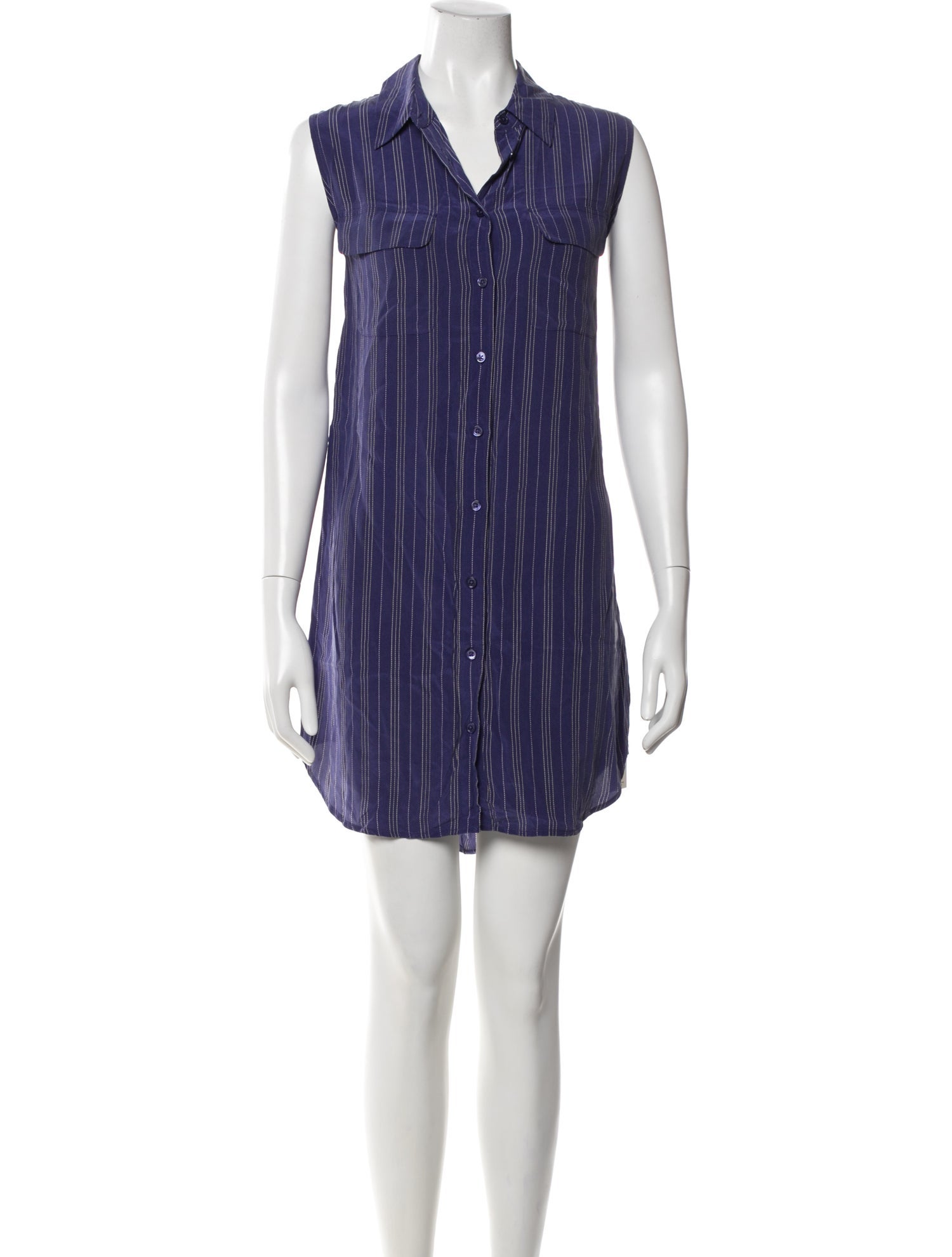 Equipment Silk Knee-Length Dress