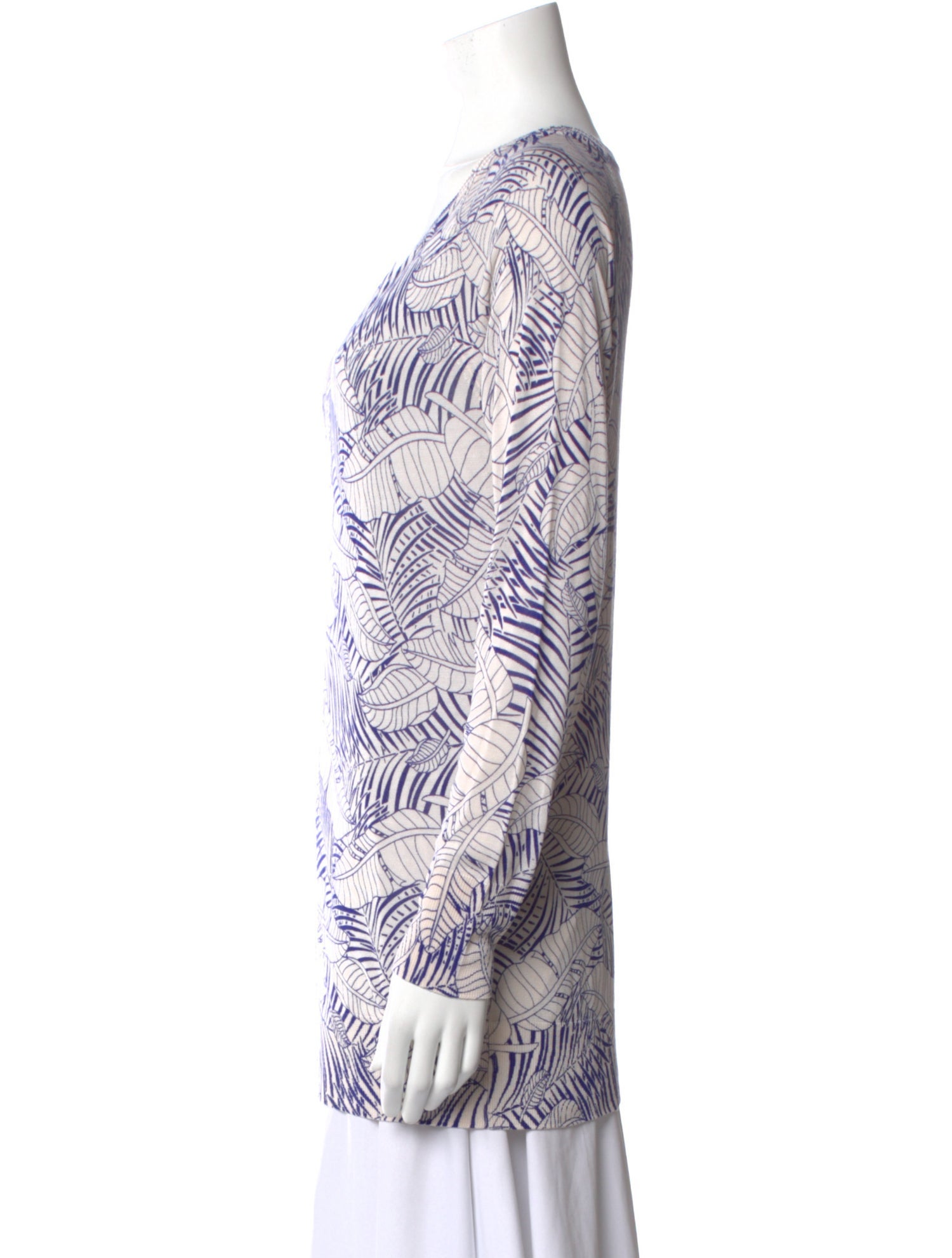 Equipment Silk Printed Sweater