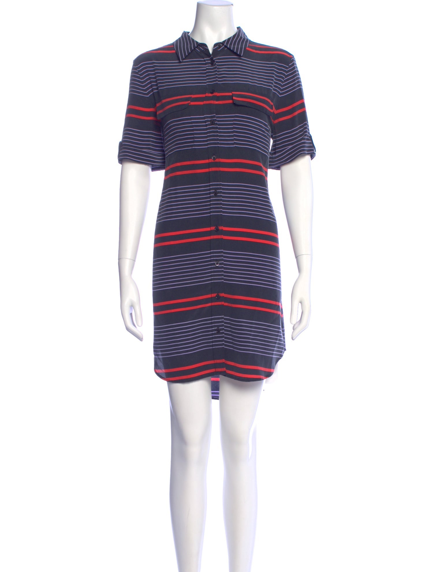 Equipment Silk Knee-Length Dress