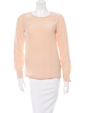 Equipment Silk Long Sleeve Top