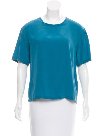 Equipment Silk Short Sleeve Top