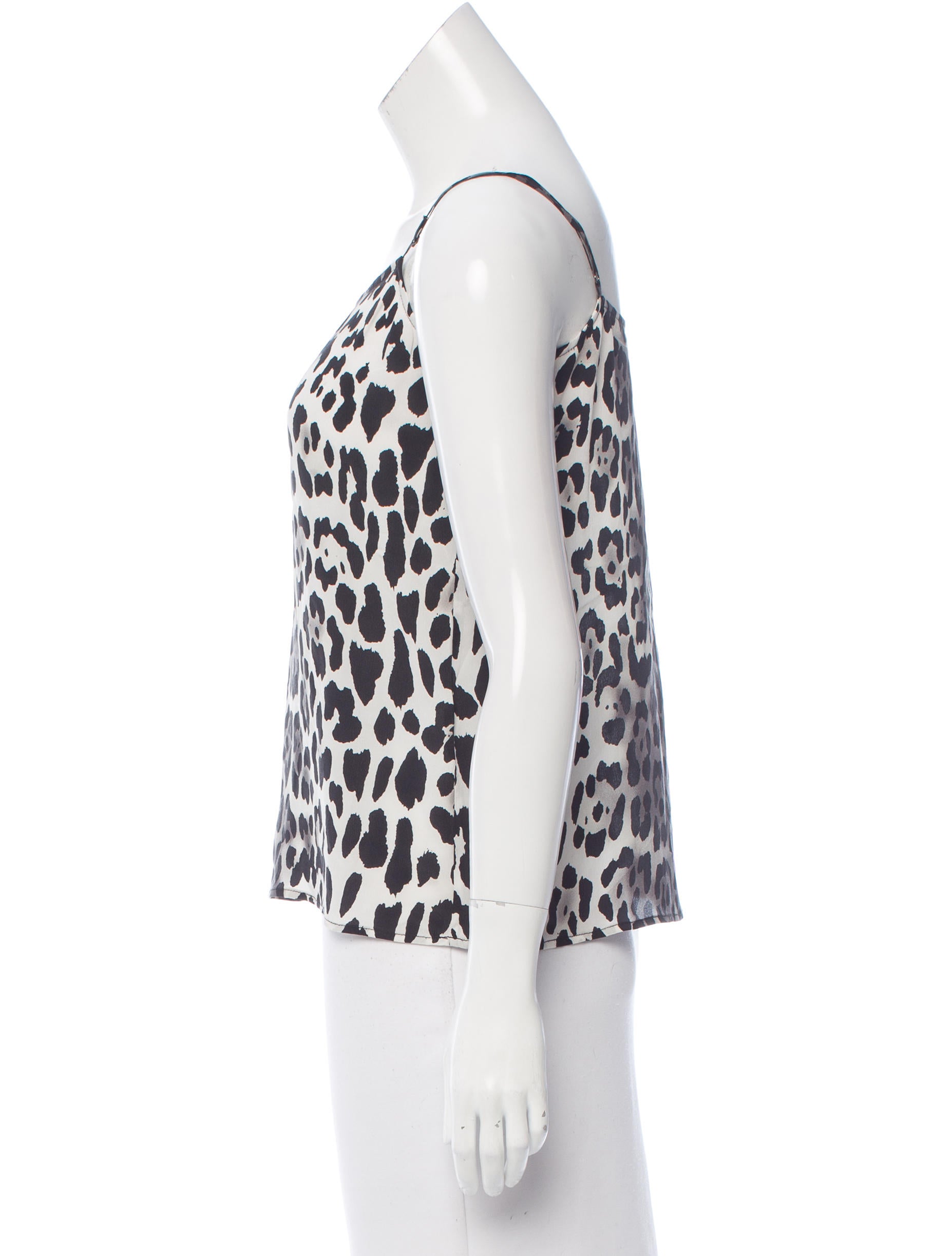 Equipment LeopardPrinted Silk Top Clothing WEQ38553 The RealReal