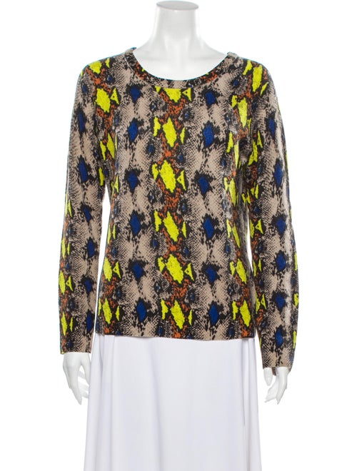 Equipment Cashmere Animal Print Sweater