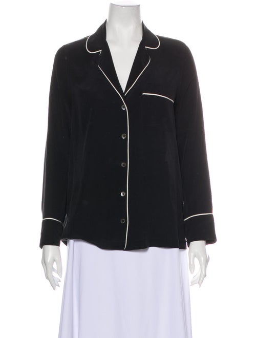 Equipment Silk Pajamas Black