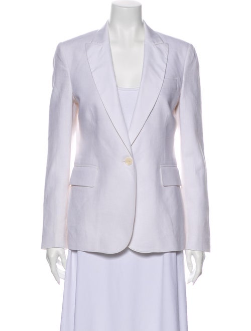 Equipment Linen Blazer White