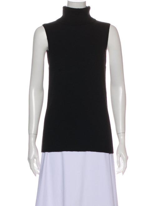 Equipment Silk Turtleneck Sweater Black