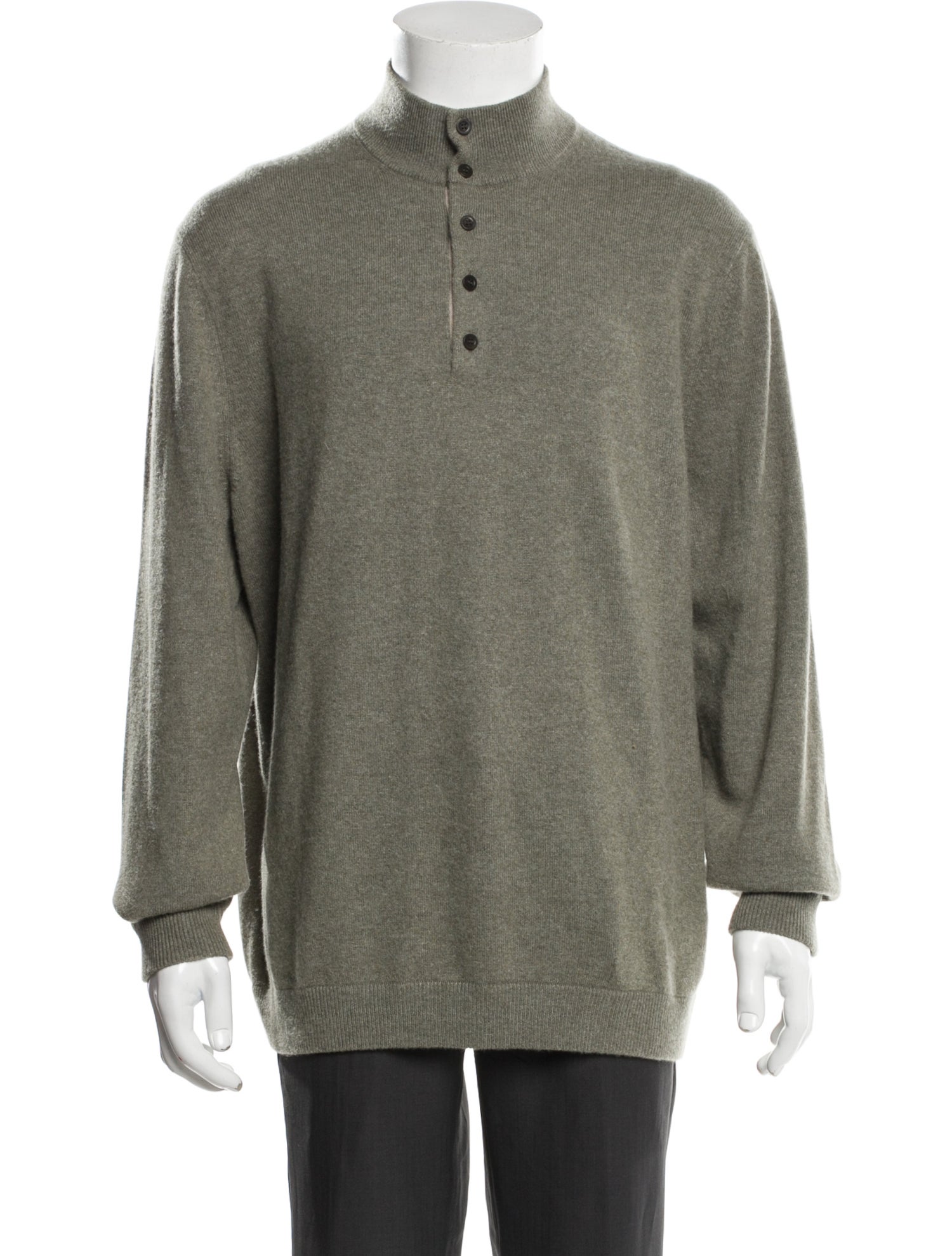 Eric Bompard Turtleneck Long Sleeve Polo Sweater