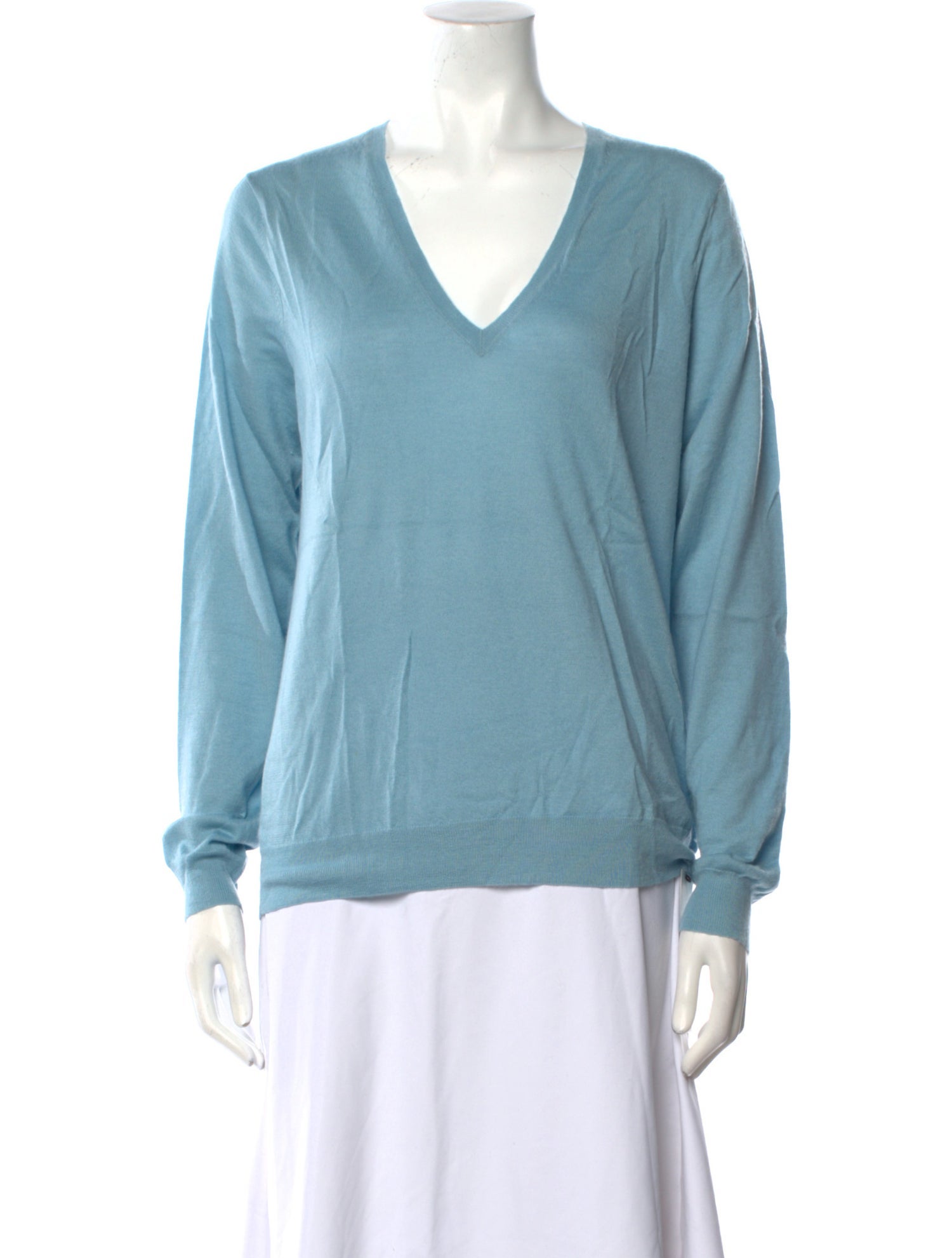 Eric Bompard Cashmere V-Neck Sweater