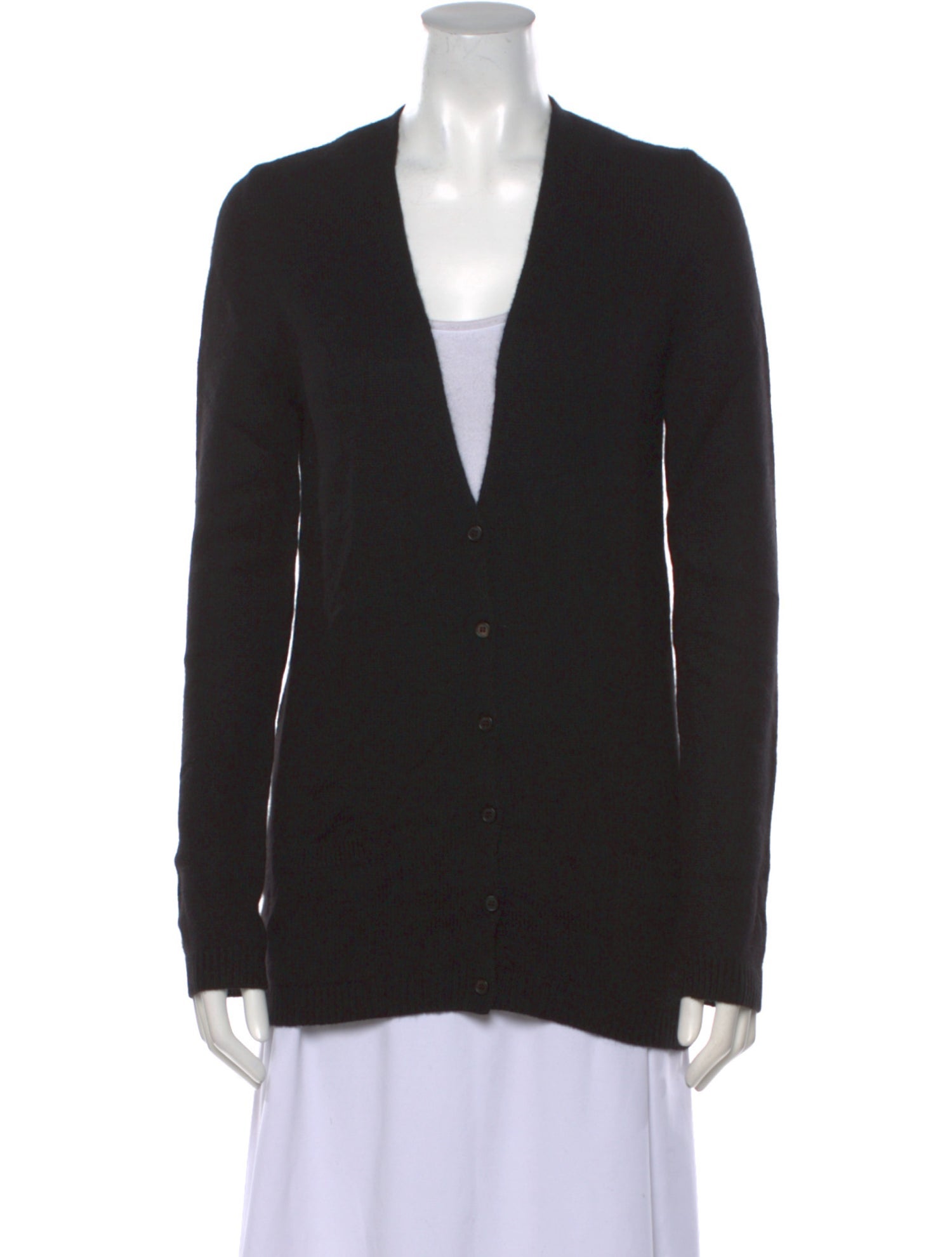 Eric Bompard Cashmere Plunge Neckline Sweater