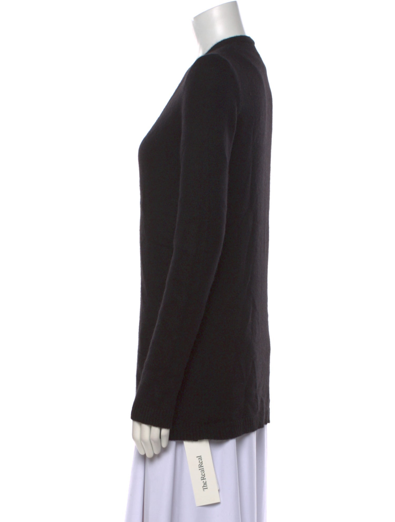 Eric Bompard Cashmere Plunge Neckline Sweater