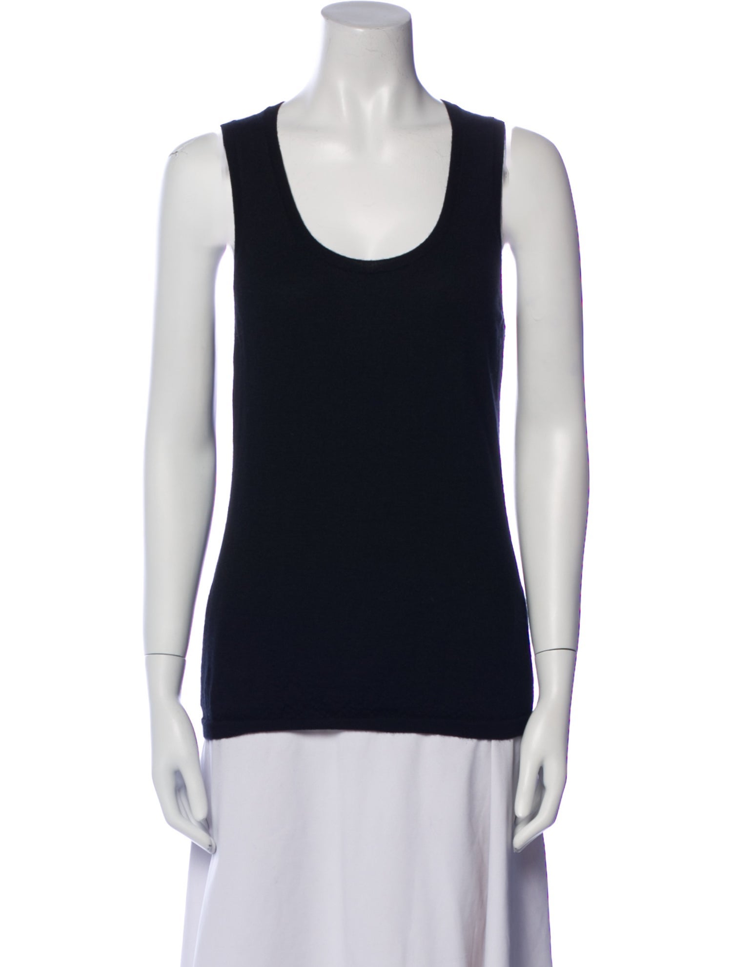 Eric Bompard Cashmere Scoop Neck Top