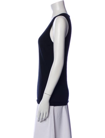 Eric Bompard Cashmere Scoop Neck Top