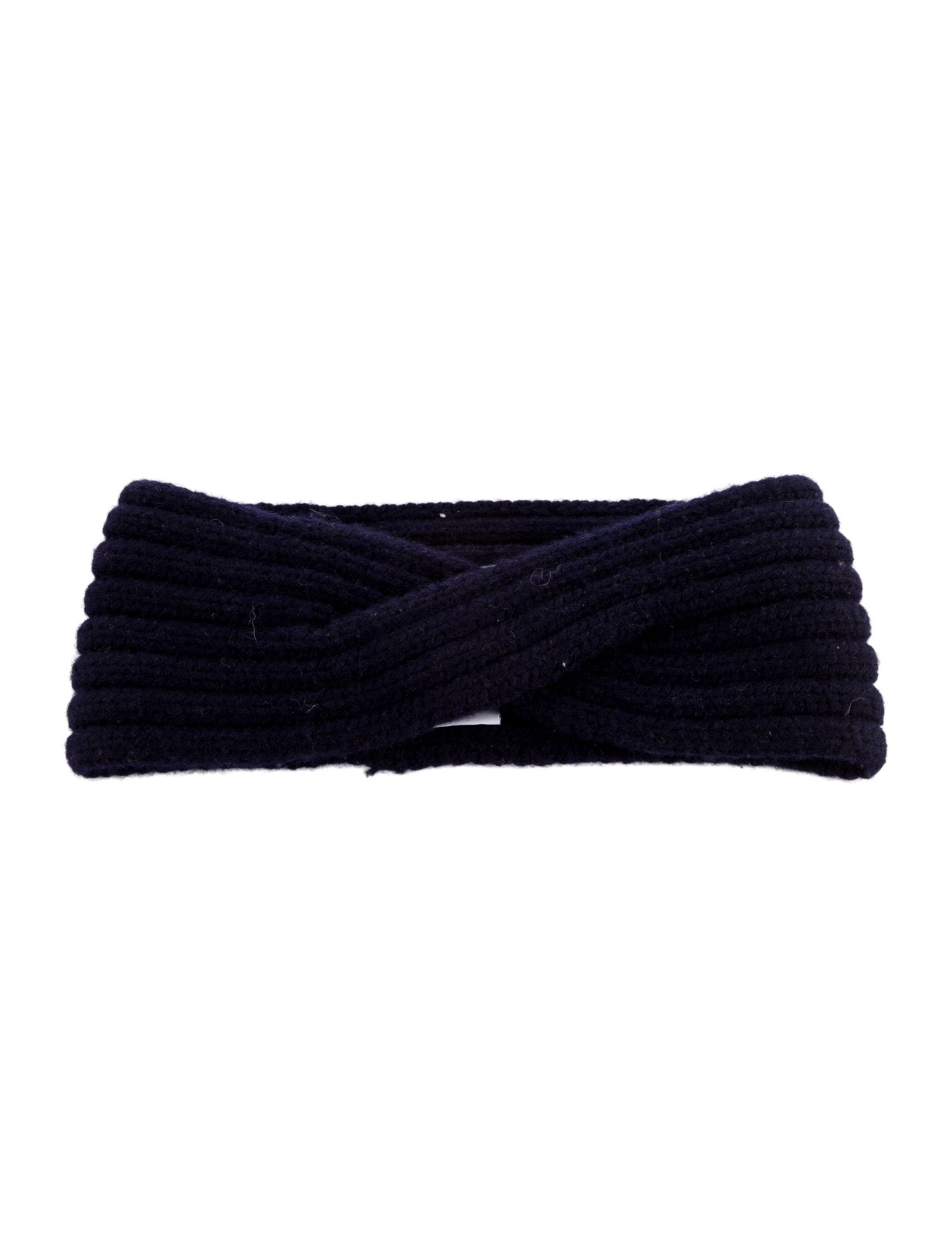 Eric Bompard Blue Wool Headband