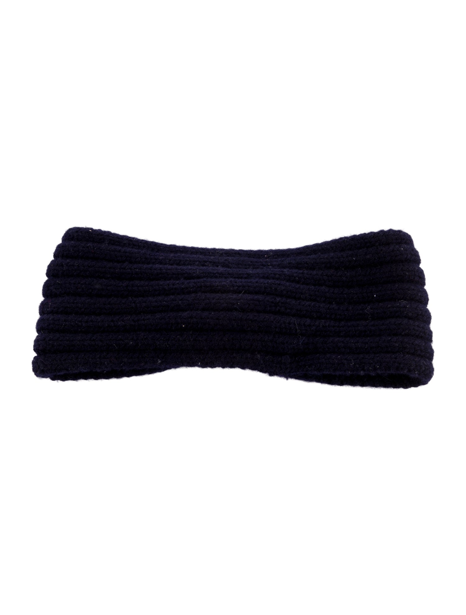 Eric Bompard Blue Wool Headband