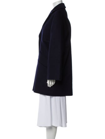 Eric Bompard Wool Faux Fur Coat