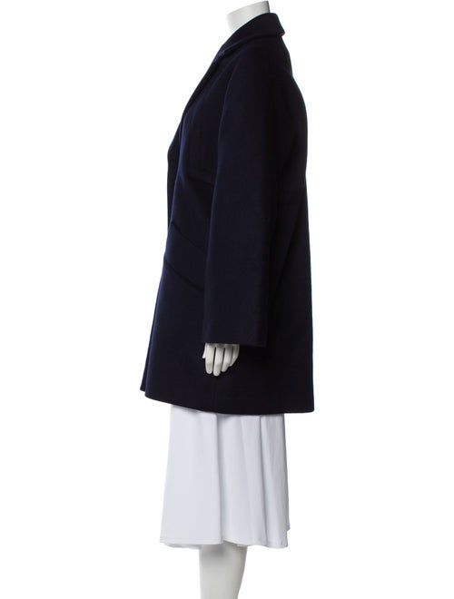 Eric Bompard Wool Faux Fur Coat