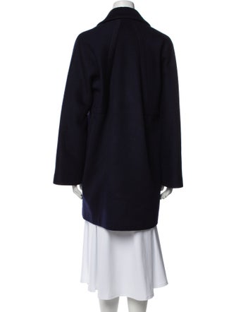 Eric Bompard Wool Faux Fur Coat