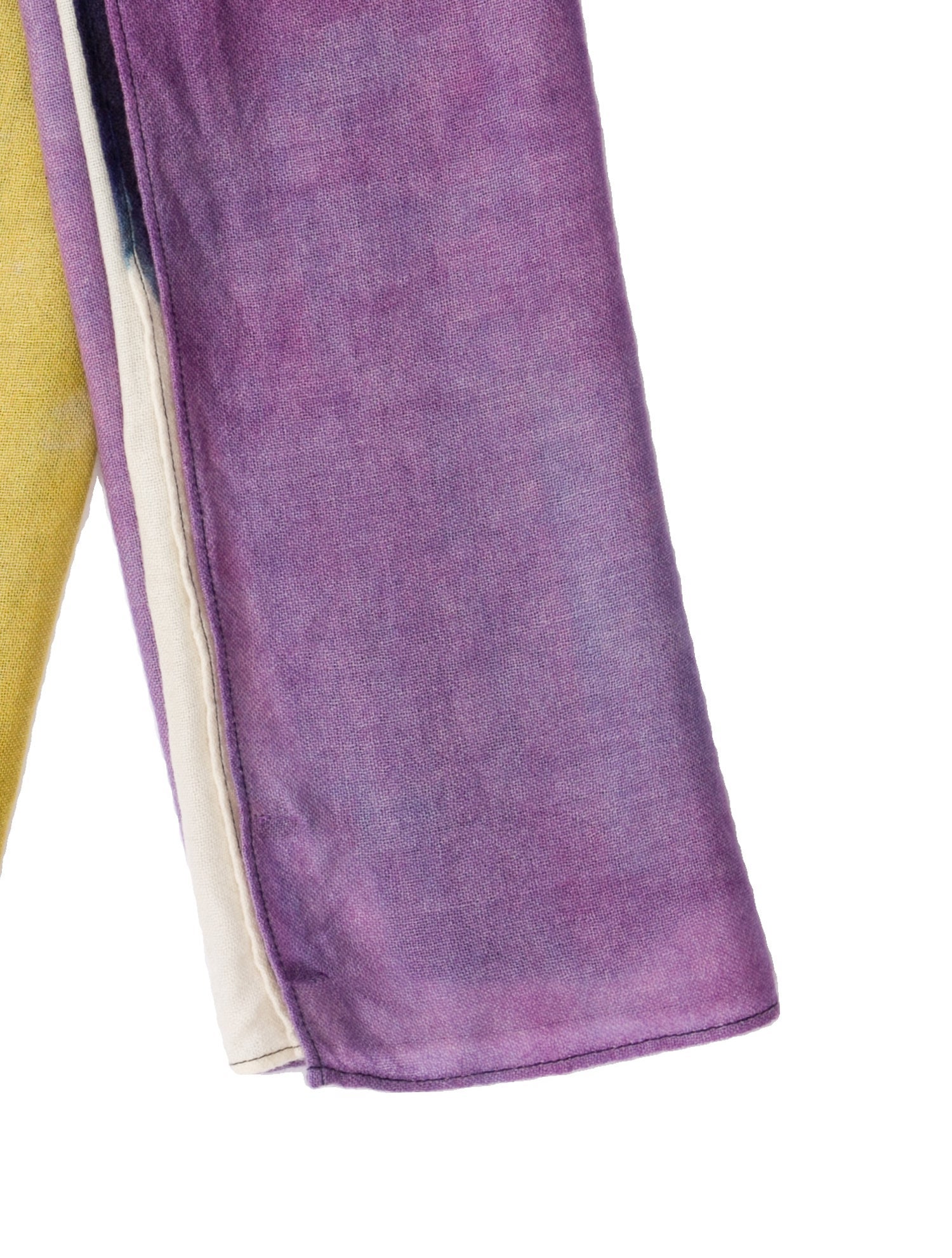 Eric Bompard Cashmere Colorblock Pattern Scarf