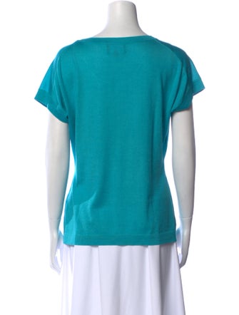 Eric Bompard Cashmere Scoop Neck T-Shirt